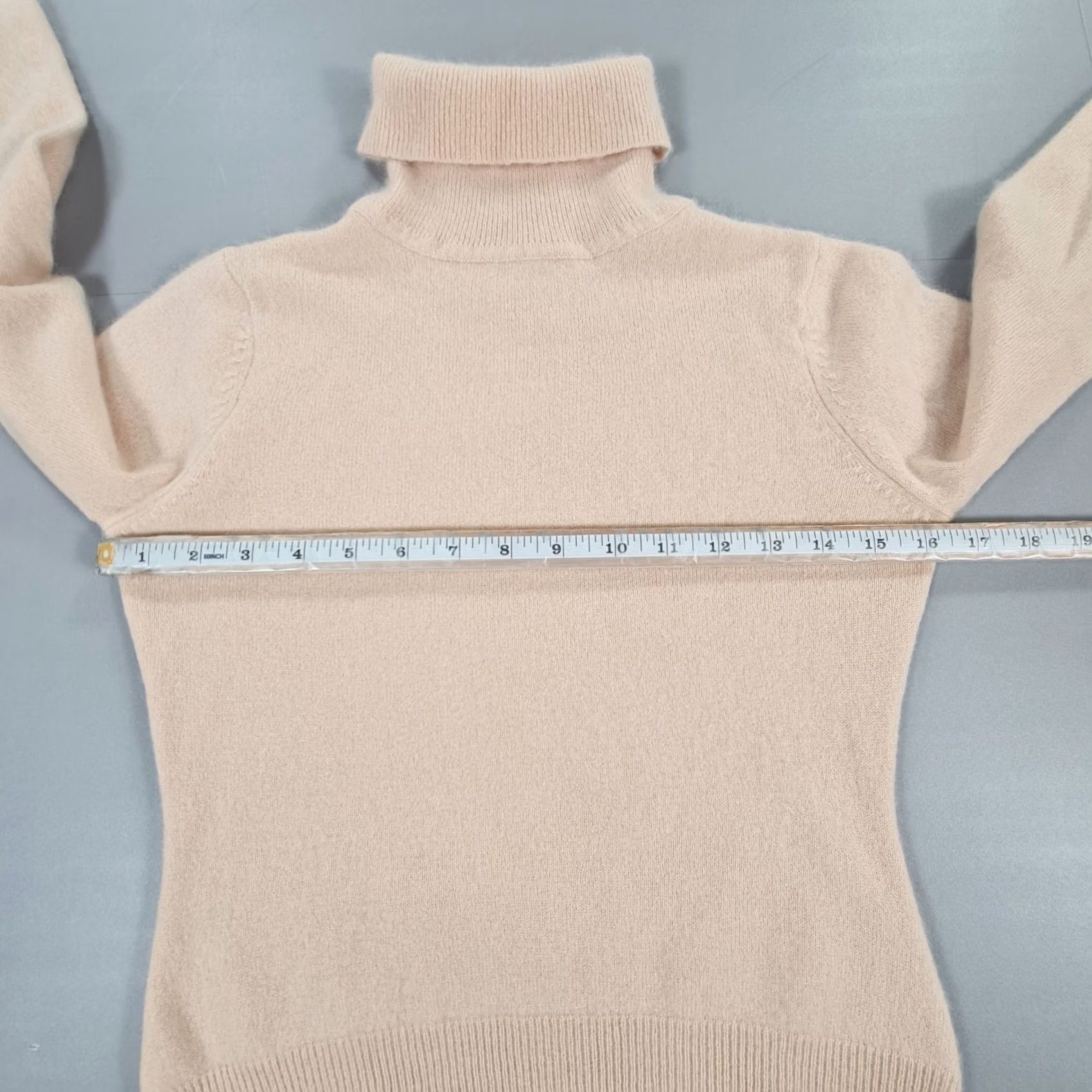 Camel Finest* Womens Jumper Beige 8 UK Turtle Neck 100% Cashmere Knit Pullover Camel Size M / US 6-8 / IT 42-44 - 5 Thumbnail