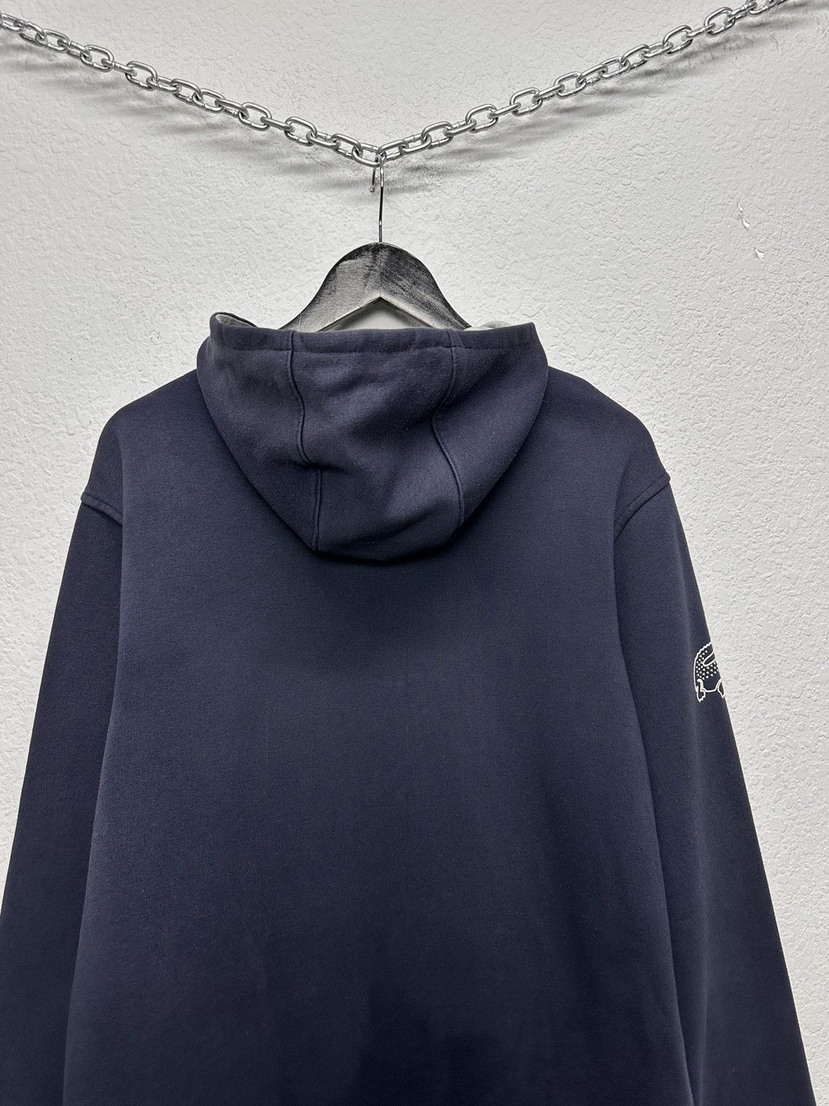 Lacoste Lacoste Blue Crocodile Hoodie Vintage Sport Casual Street Size US L / EU 52-54 / 3 - 11 Thumbnail