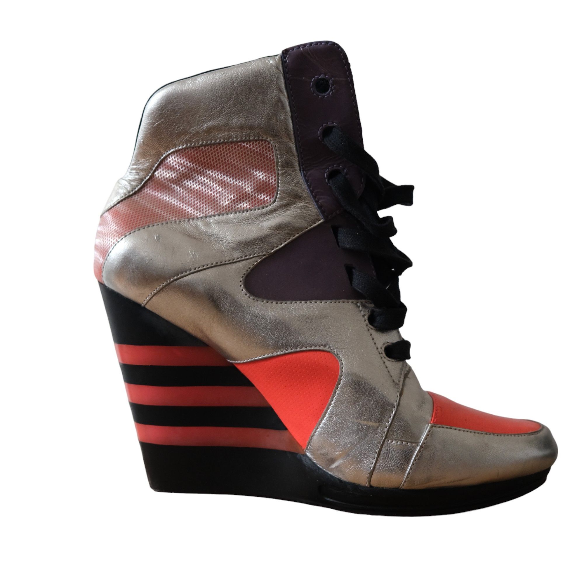 Adidas 2010 Collection Cushion Wedge Heels Size US 9 / IT 39 - 7 Thumbnail