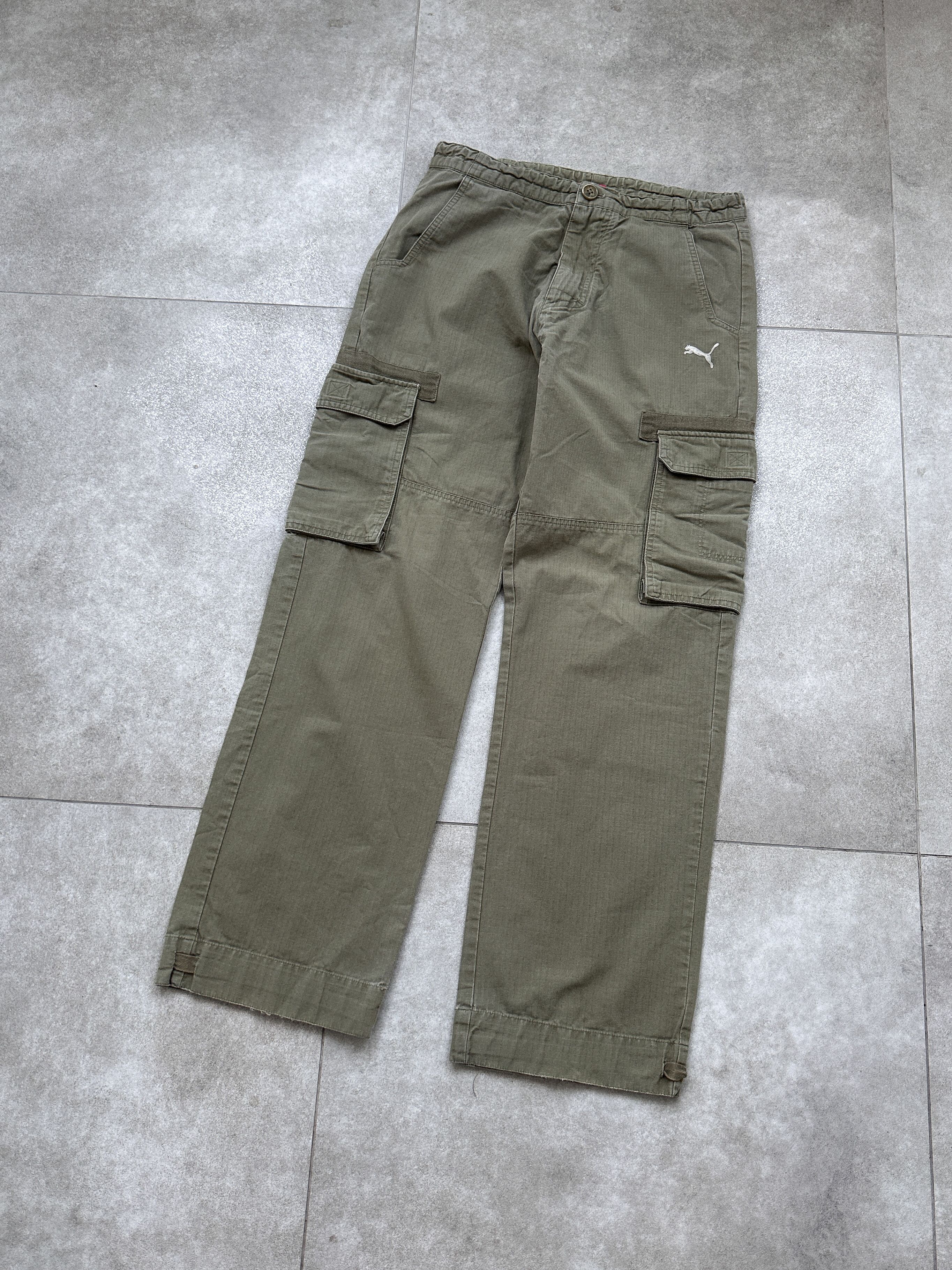 Puma Vintage Puma Cargo Pants Size 30" / US 8 / IT 44 - 1 Thumbnail