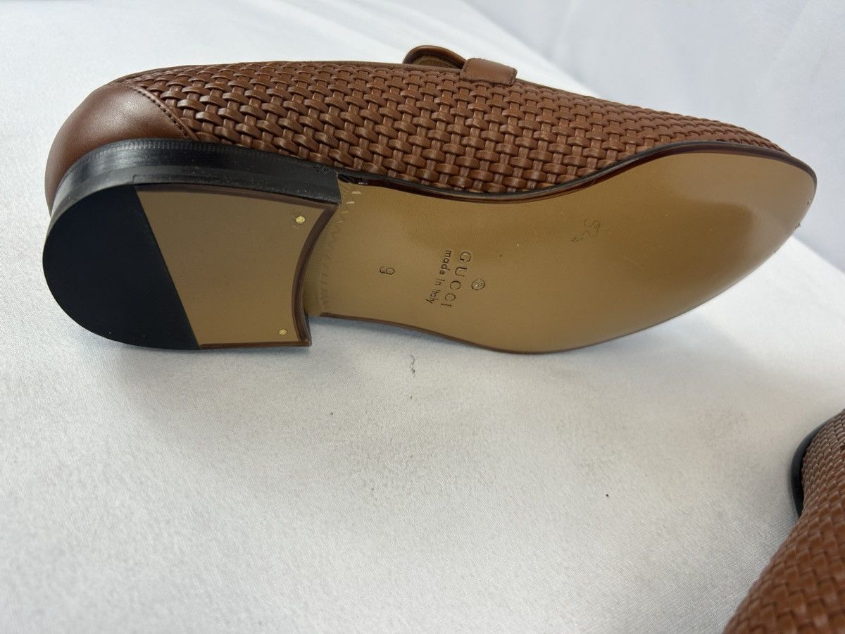 Gucci GUCCI Gucci Horsebit Crochet Leather Loafers Size US 9 / EU 42 - 11 Thumbnail