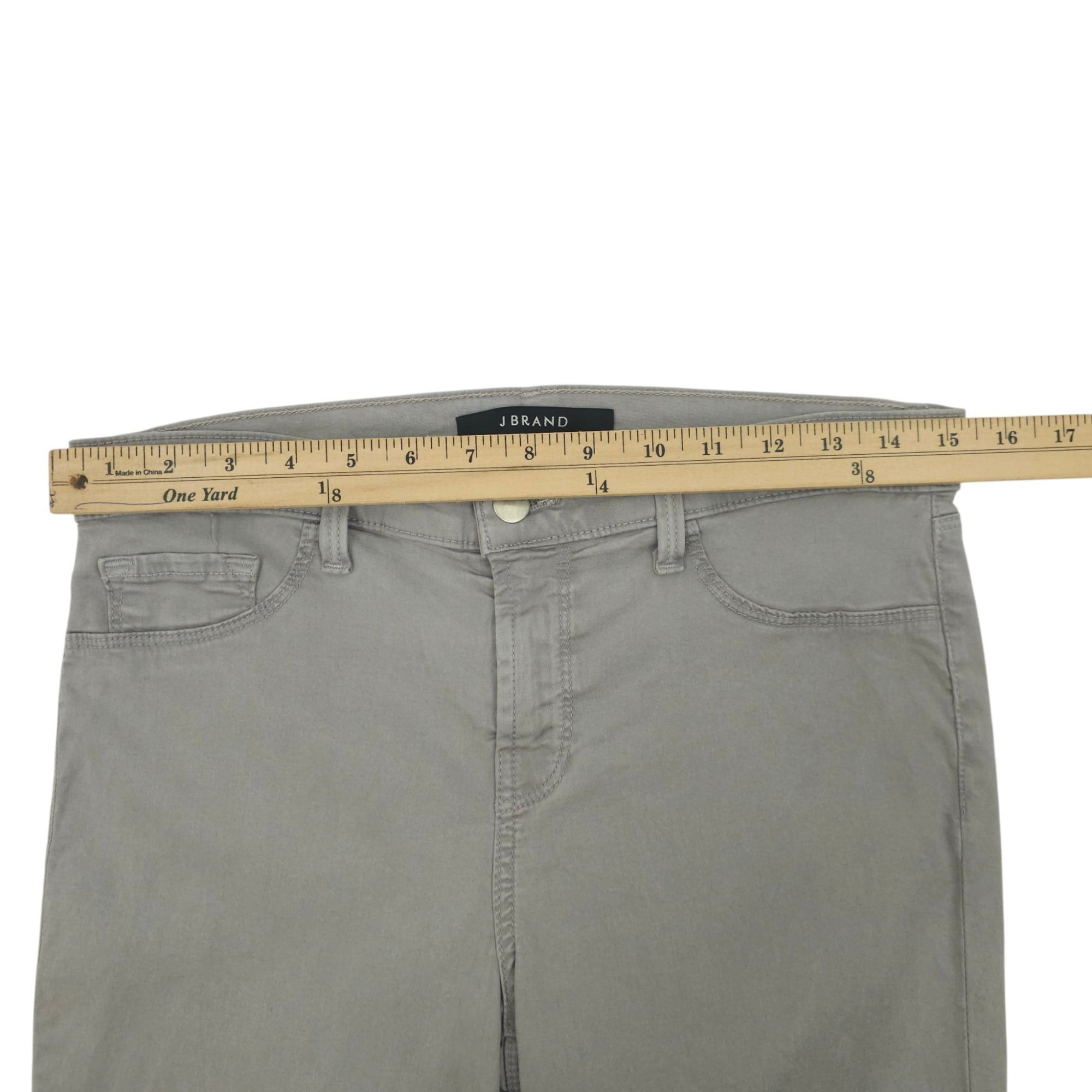 J Brand J Brand Capri Jeans Size 30 Gray Cropped Skinny Denim Pants Size 31" - 3 Thumbnail
