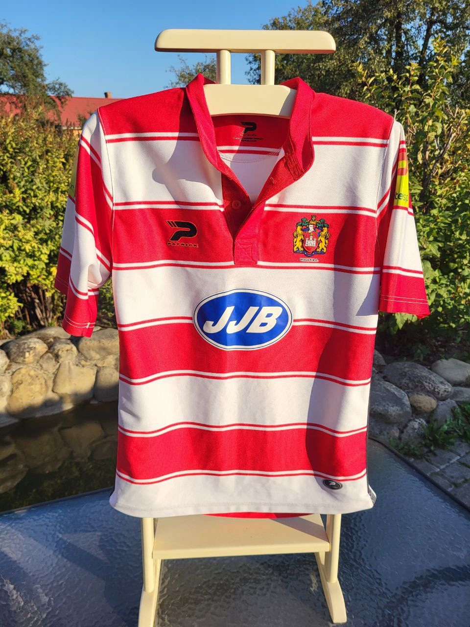 Vintage Patrick Wigan rugby club vintage jersey Size US L / EU 52-54 / 3 - 1 Thumbnail