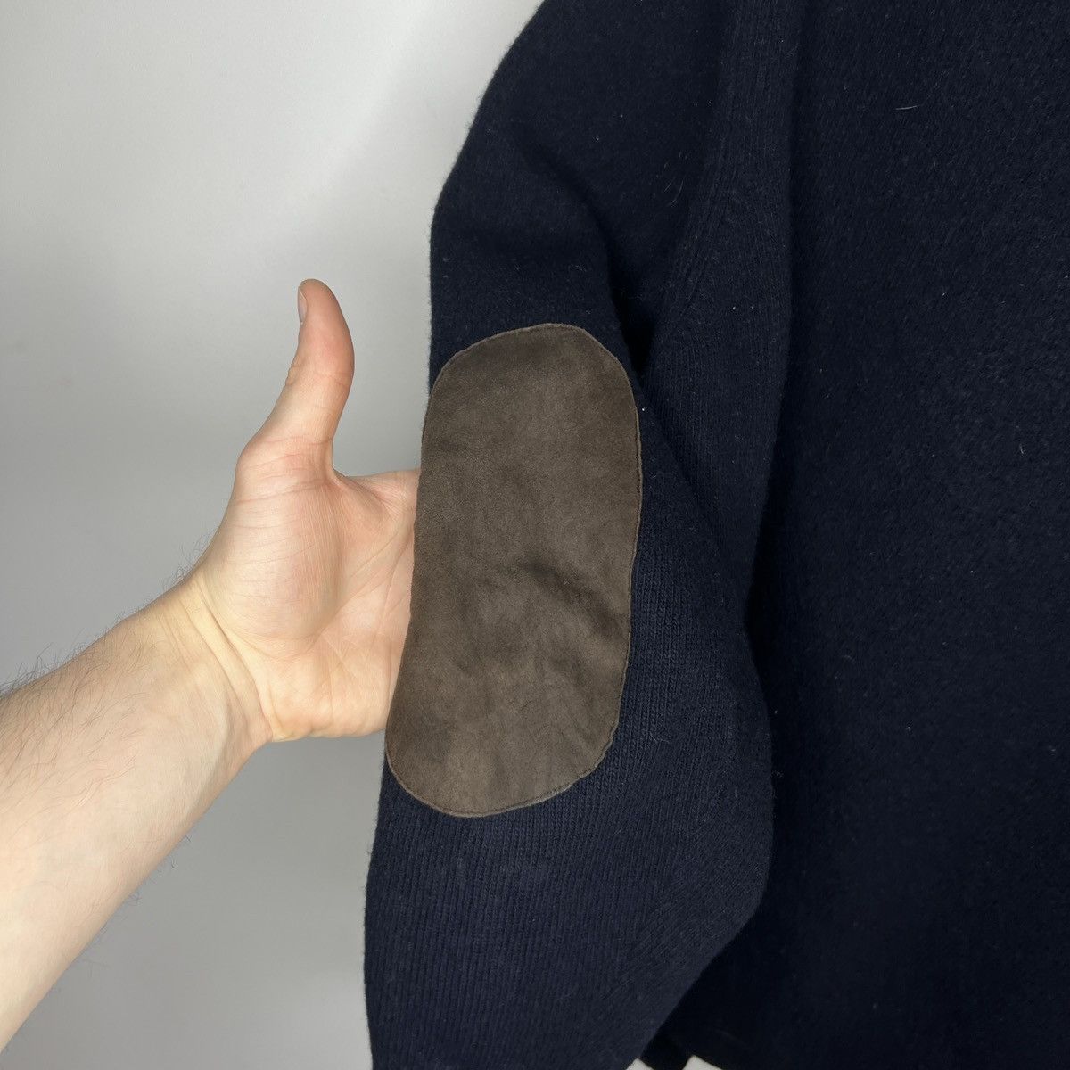 Barbour Barbour Wool Knit Cardigan Button Up Zip Navy Jacket Size US L / EU 52-54 / 3 - 8 Thumbnail