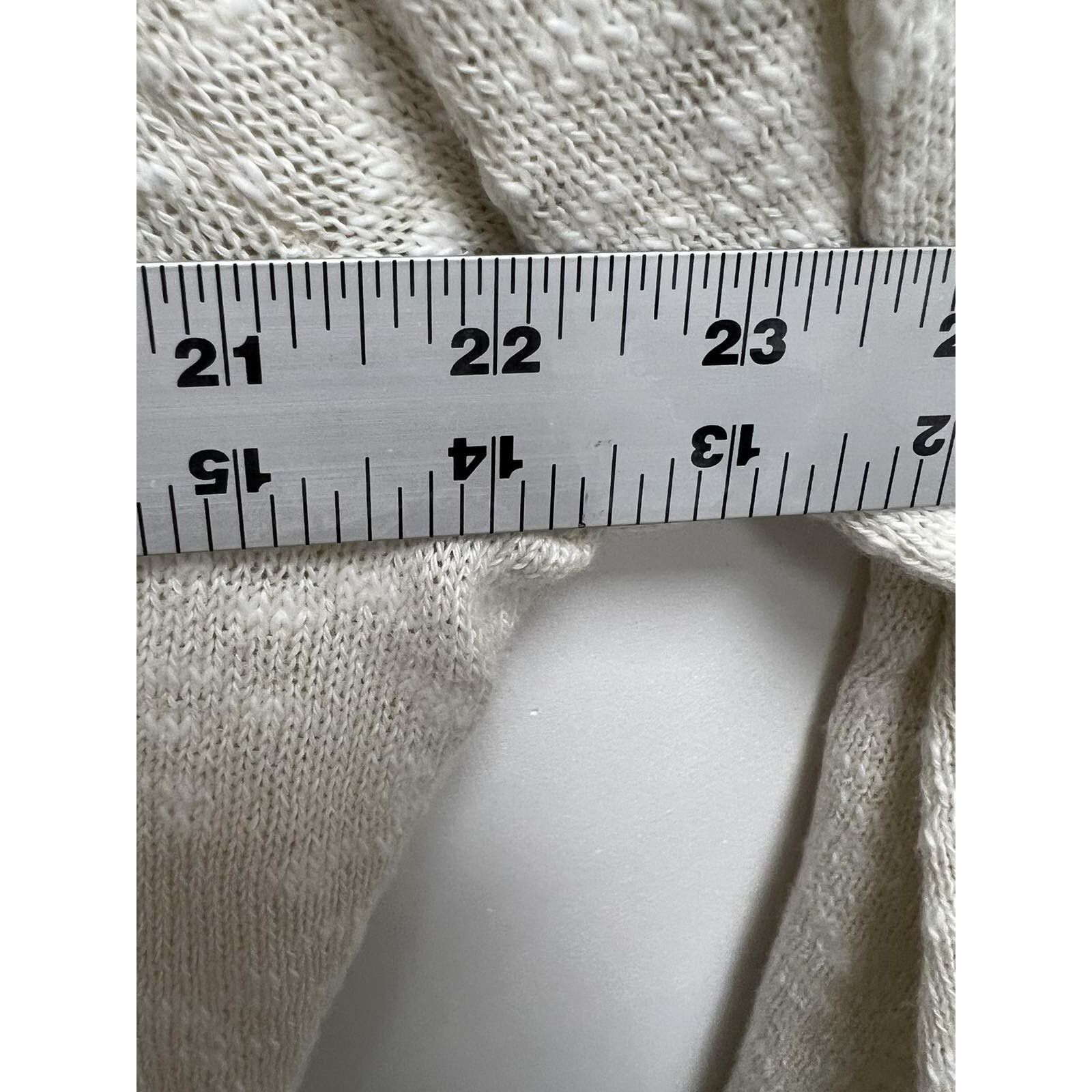 J.Crew J. Crew Cream Cardigan Women's Size XXL Cotton Blend A001474 Size XXL / US 16-18 / IT 52-54 - 6 Thumbnail