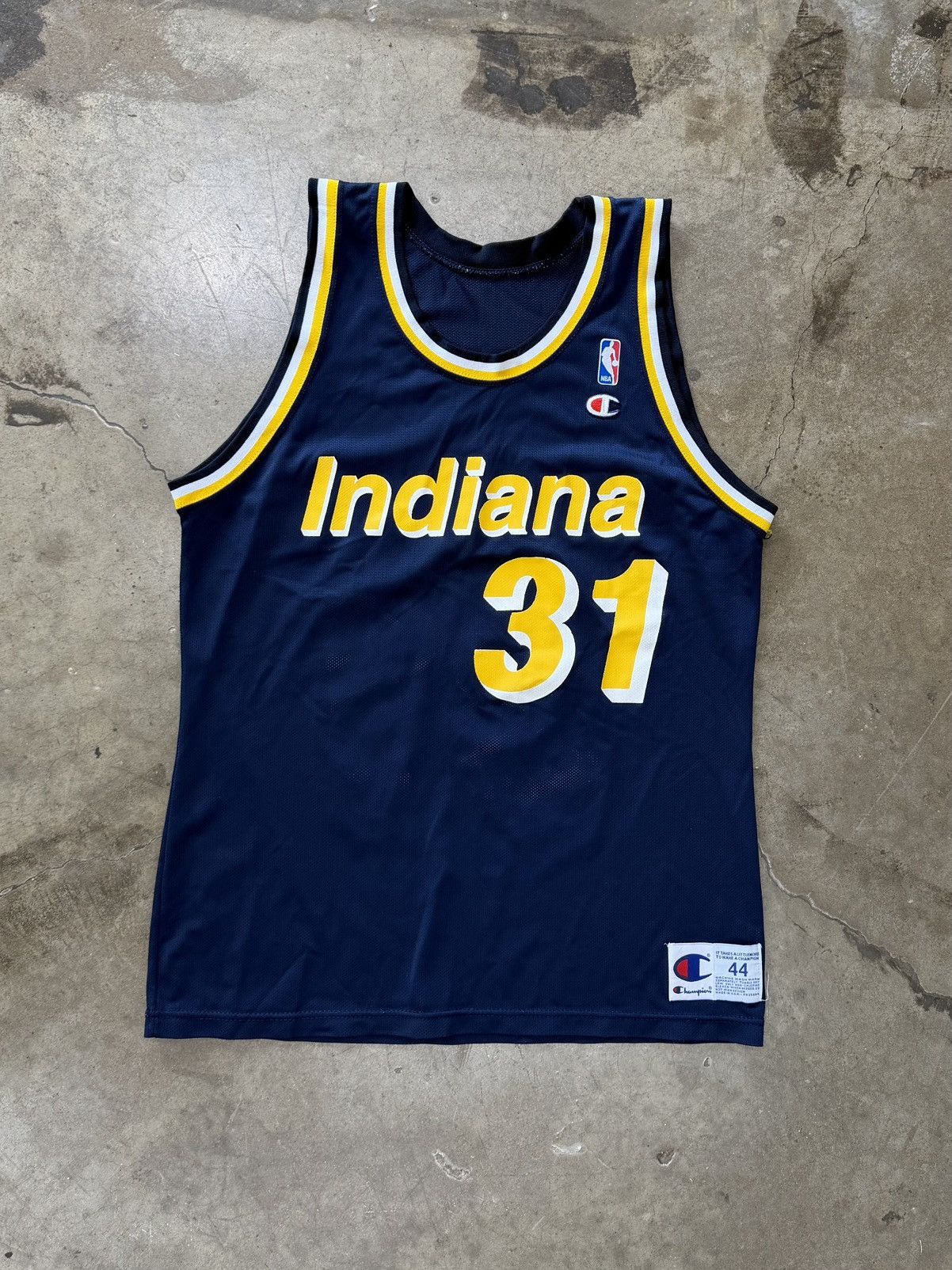 Champion Vintage NBA Champion Indiana Pacers Reggie Miller Jersey L Size US L / EU 52-54 / 3 - 6 Thumbnail