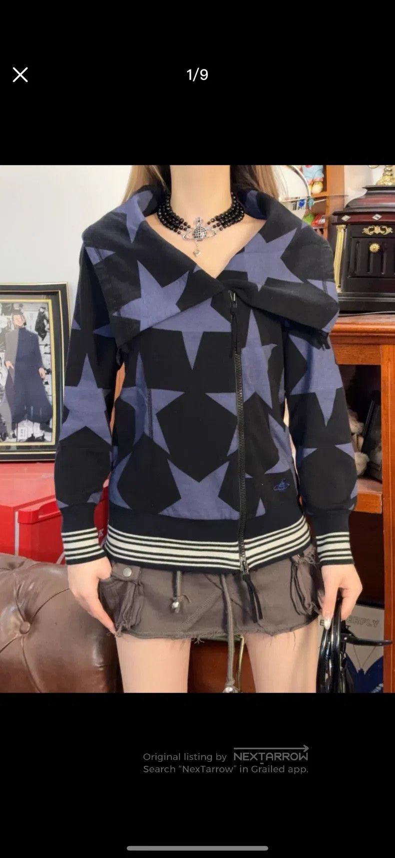 Vivienne Westwood Vivienne Westwood Blue Star Collar Jacket Size M / US 6-8 / IT 42-44 - 1 Thumbnail