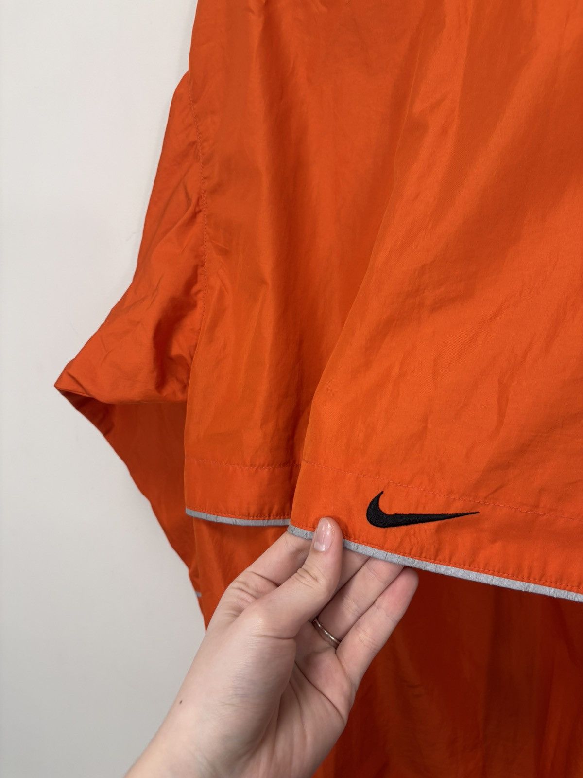 Nike Vintage 1990s Nike Y2K Orange Half Zip Windbreaker Jacket Size US M / EU 48-50 / 2 - 17 Thumbnail