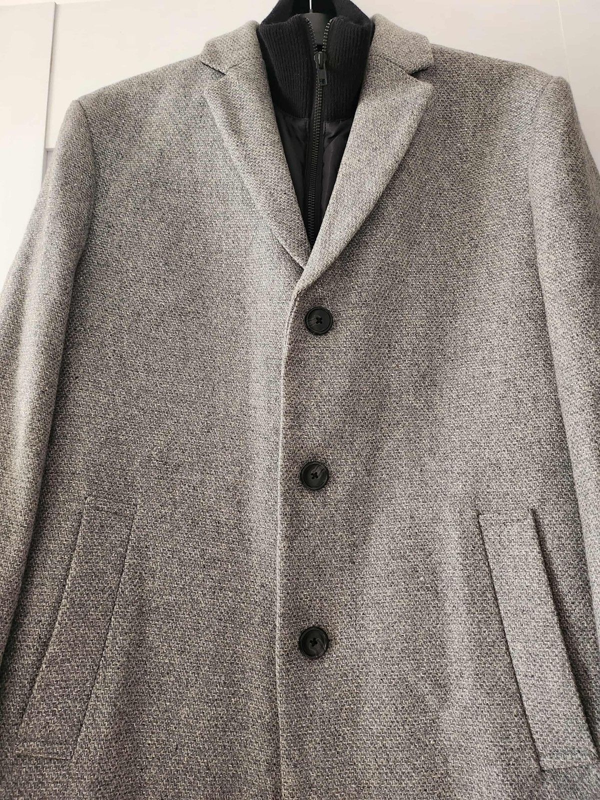 NEXT Next Signature Grey Wool Coat Size US M / EU 48-50 / 2 - 2 Thumbnail