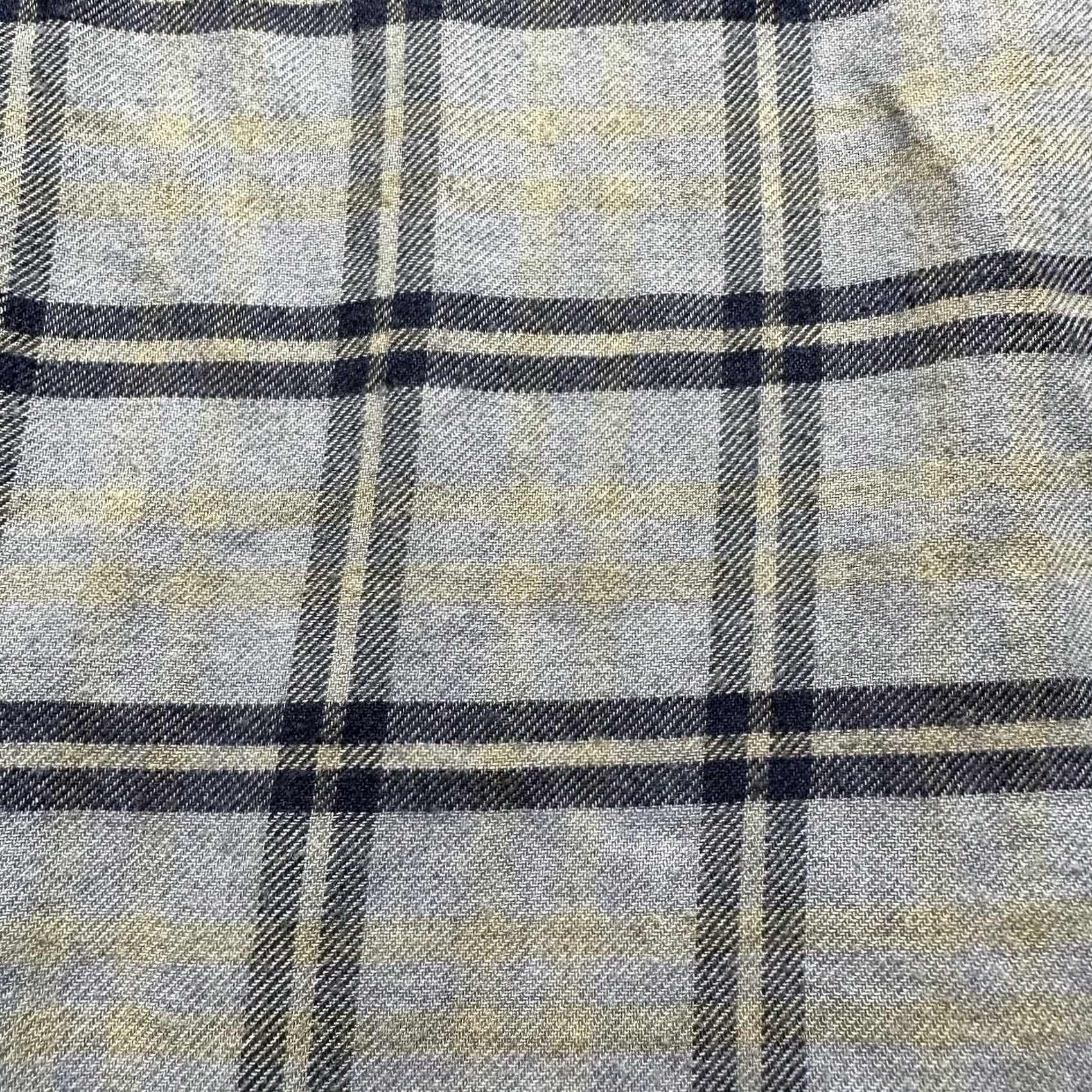 Peter Millar VINTAGE Peter Millar Gus Flannel Sport Shirt Mens M Blue Plaid Long Sleeve Button Down Size US M / EU 48-50 / 2 - 3 Thumbnail
