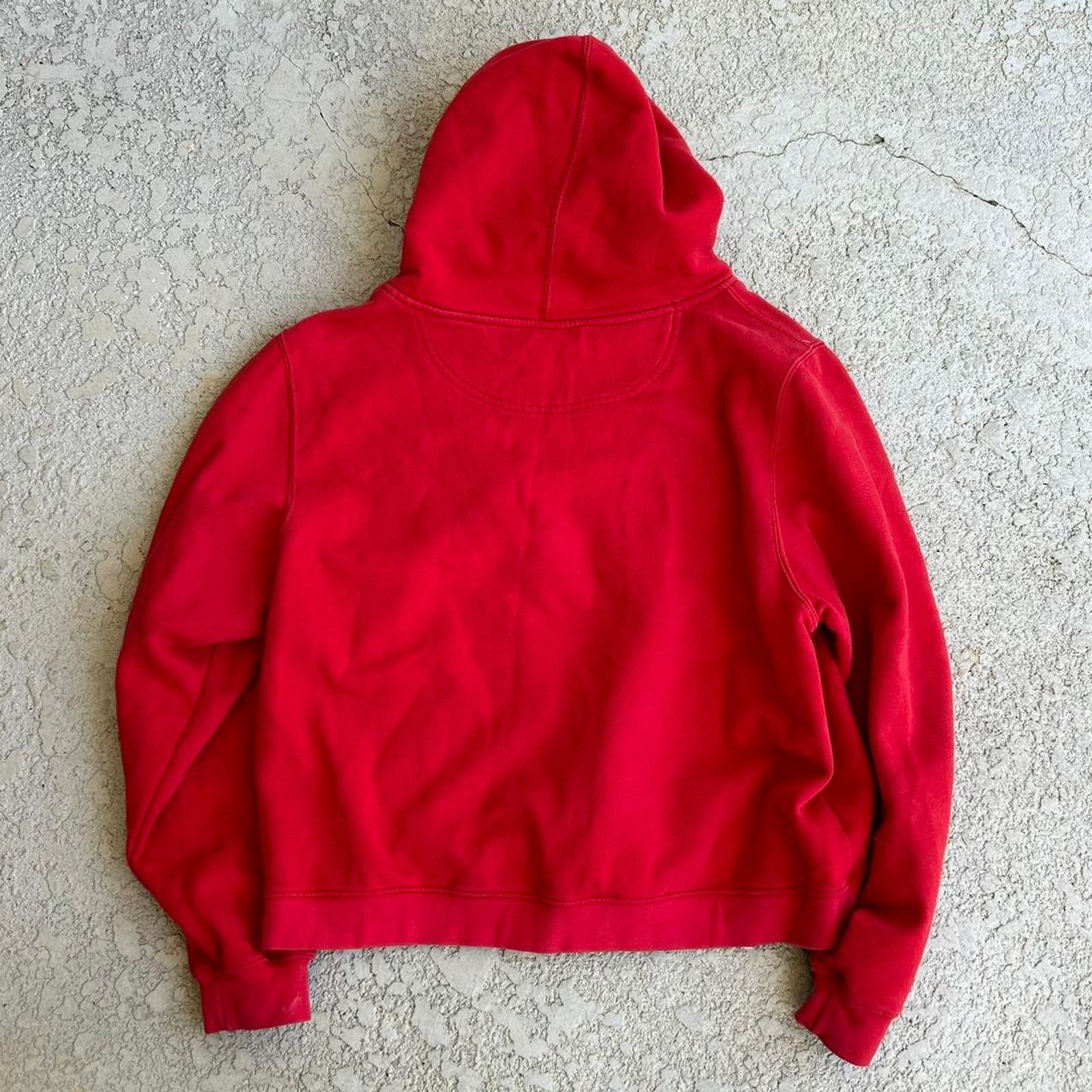 Other Y2K Red Ohio State Boxy Cropped Hoodie Pullover Jacket. Sz M Size US M / EU 48-50 / 2 - 3 Thumbnail