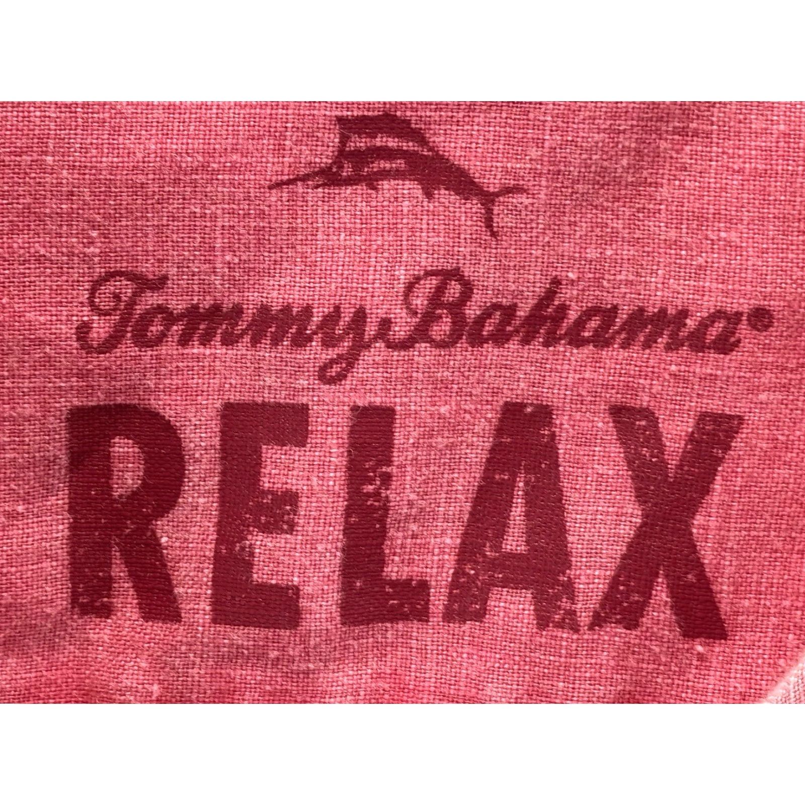 Tommy Bahama VINTAGE Tommy Bahama Shirt Mens XL Pink Linen Button-Up Beach 100% Linen Long Sleeve Casual Travel Roof? Size US XL / EU 56 / 4 - 5 Thumbnail