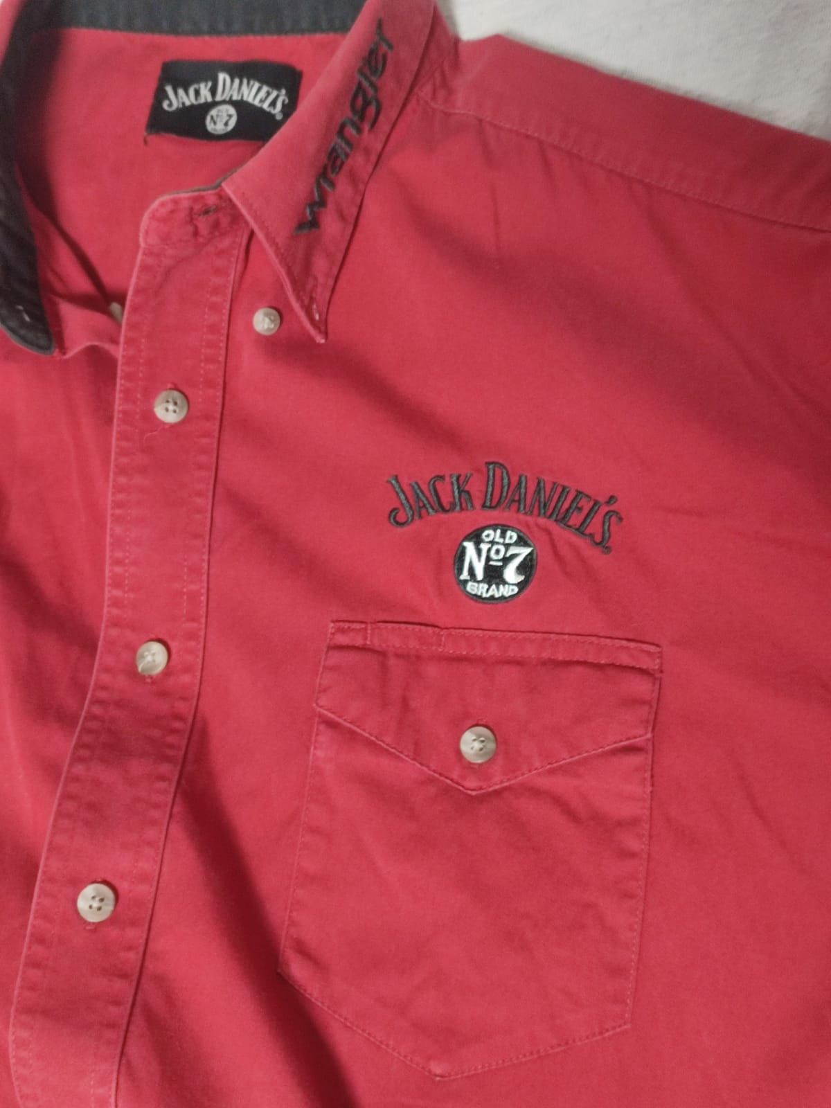 Vintage × Wrangler Vintage denim Wrangler & Jack Daniel`s shirt Size US XL / EU 56 / 4 - 4 Thumbnail