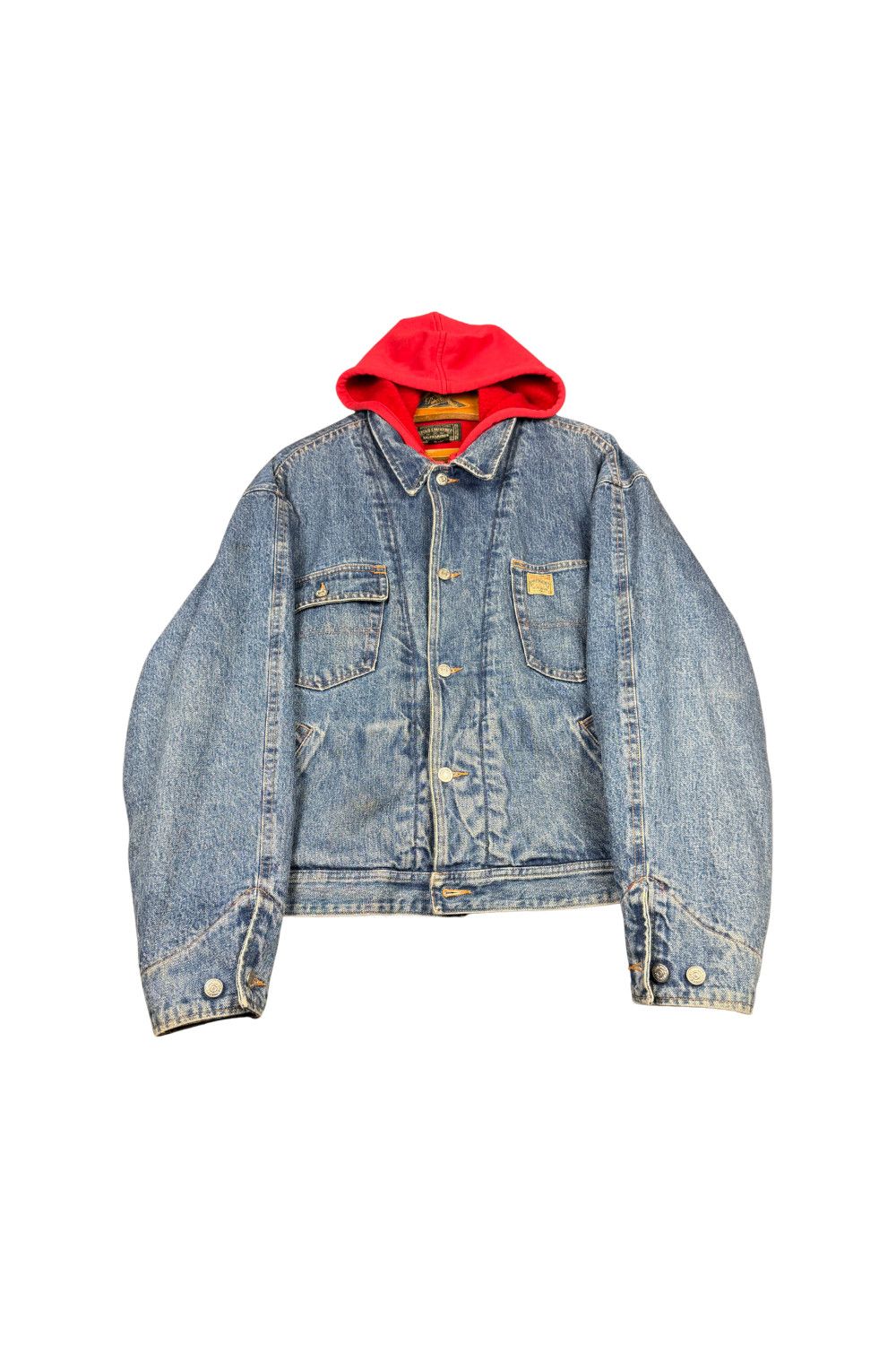 Polo Ralph Lauren 1990 Polo Country Ralph Lauren Made in USA Hooded Denim Size US XL / EU 56 / 4 - 19 Thumbnail