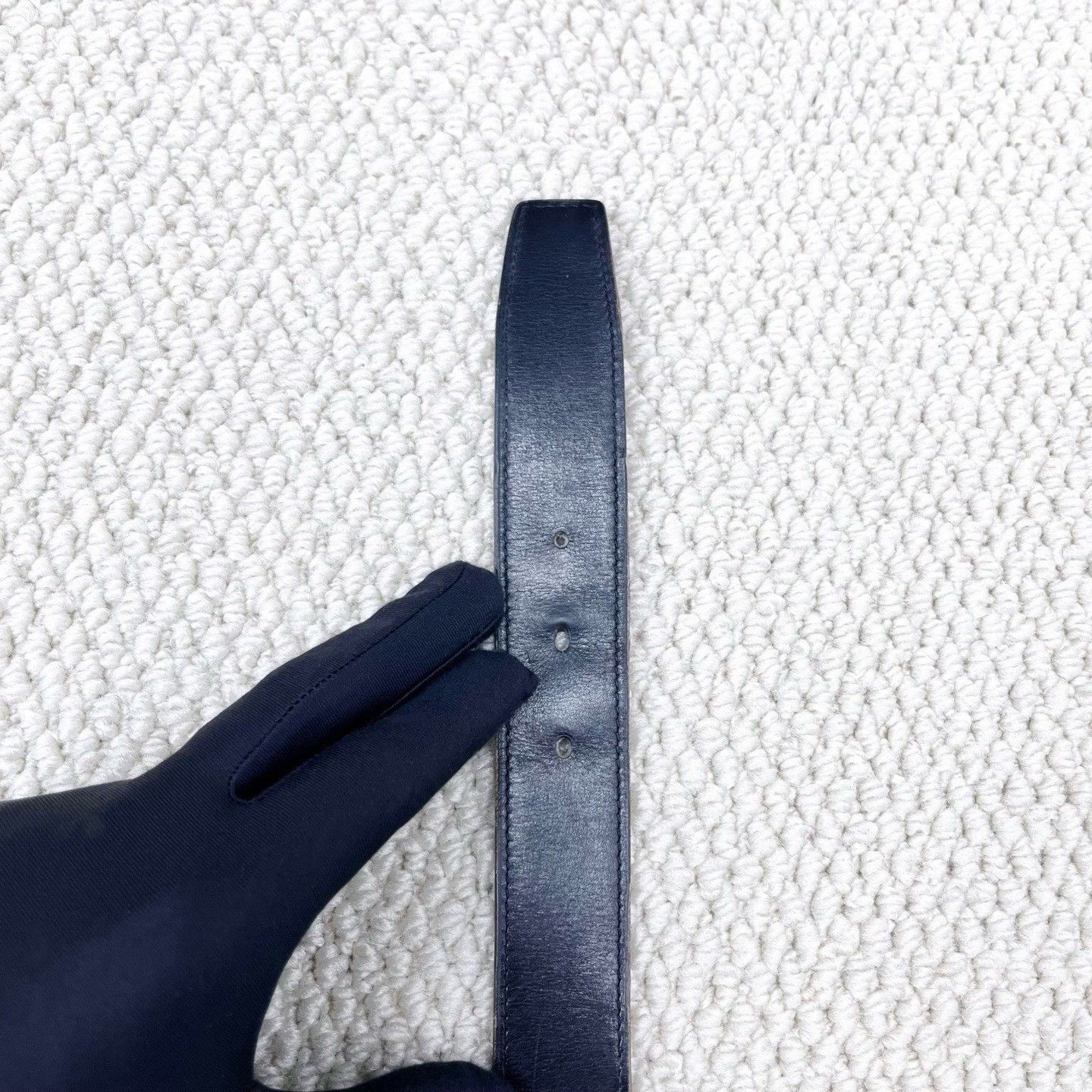 Hermes Hermes Togo Black Gold H Reversible Belt Size ONE SIZE - 5 Thumbnail