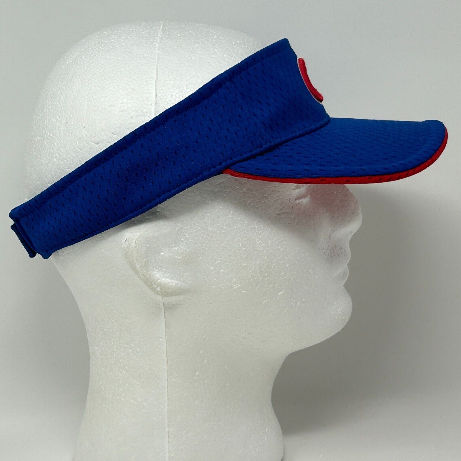Other Chicago Cubs Visor Hat Cap Blue Strapback Baseball MLB Size ONE SIZE - 8 Thumbnail
