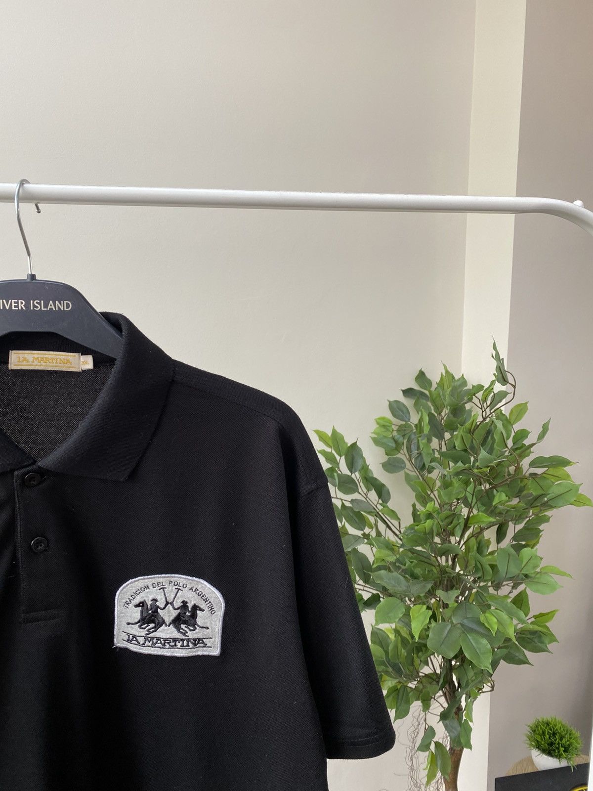 La Martina × Vintage Vintage La Martina Black Polo T - Shirt Size US XL / EU 56 / 4 - 5 Thumbnail