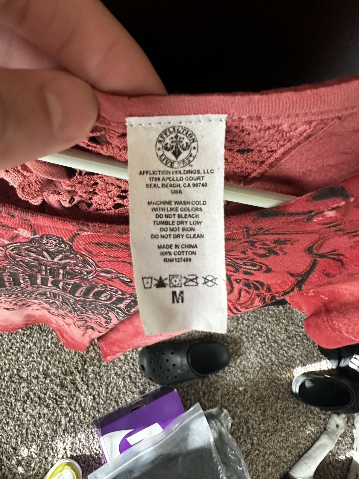 Affliction Affliction Y2K Amber Creek Lace Up Tee Size US M / EU 48-50 / 2 - 3 Thumbnail