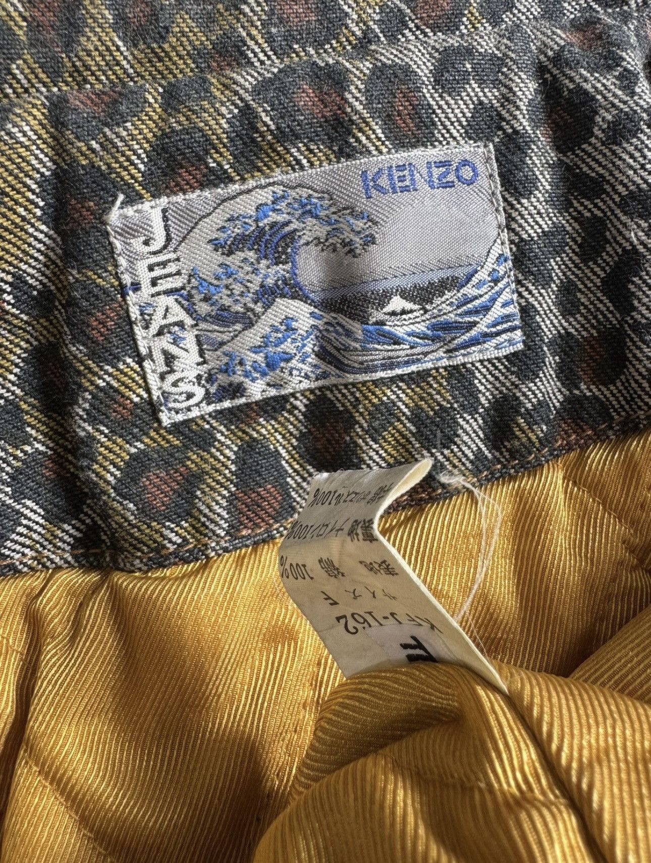 Kenzo VERY RARE VINTAGE JACKET DENIM JEANS TRUCKER KENZO ANIMAL Size US S / EU 44-46 / 1 - 6 Thumbnail