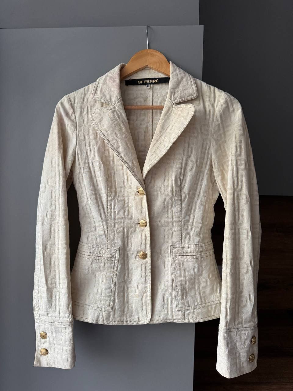 GF Ferre Vintage 90s GIANFRANCO FERRE Monogram Japanese Retro Y2K Size M / US 6-8 / IT 42-44 - 1 Thumbnail