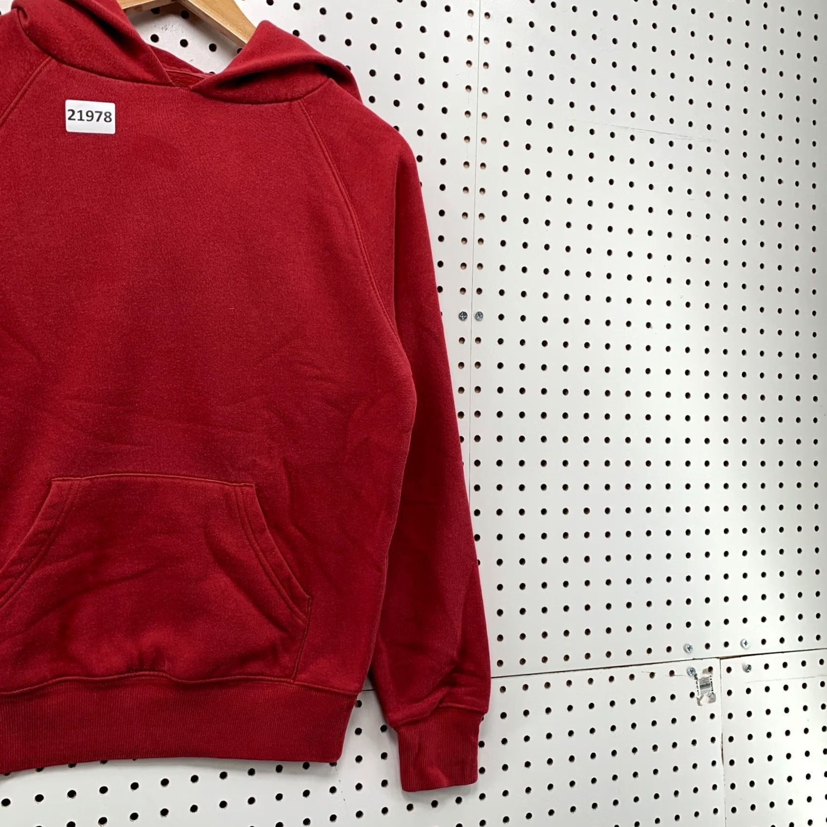 Jansport VINTAGE Jansport Hooded Sweatshirt Red Womens Small Pullover Hoodie Size S / US 4 / IT 40 - 5 Thumbnail