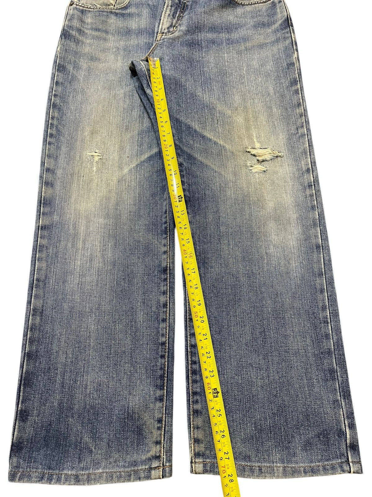 Edwin Vintage Japan Edwin 404 Faded Wash Distress Baggy Jeans Size US 33 - 14 Thumbnail