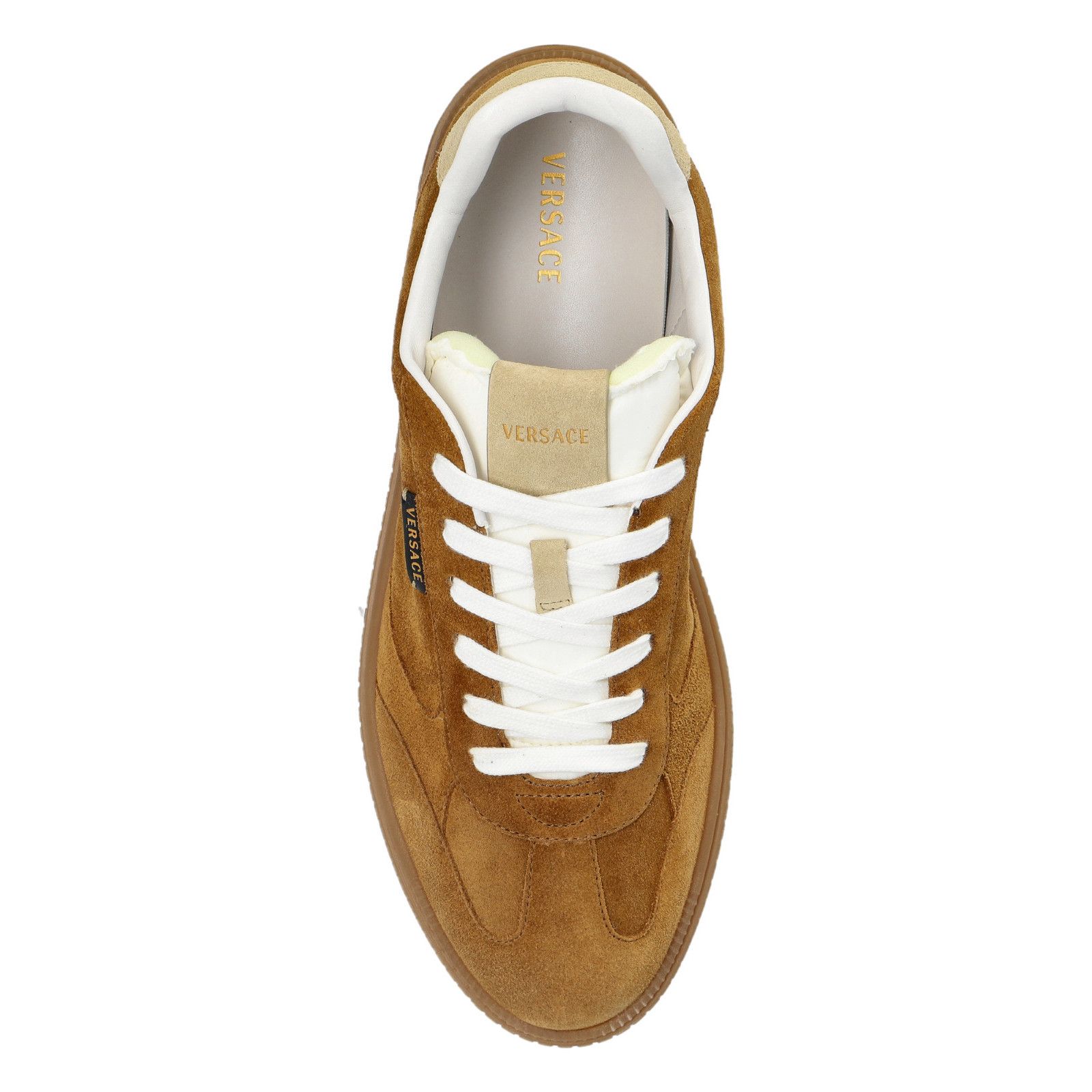 Versace VERSACE Greca Brown Sneakers New And Authentic (Men's size:U Size US 7 / EU 40 - 5 Thumbnail