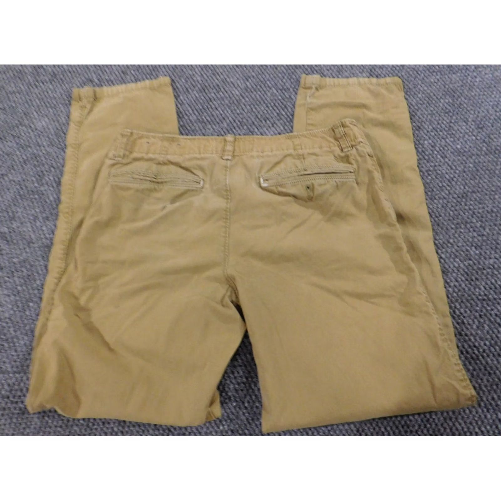 American Eagle Outfitters American Eagle Outfitters Pants Men 29x28 Beige Slim Straight Chino Canvas Relaxed Straight 33 Inseam Vintage No Nat Size US 29 - 5 Thumbnail