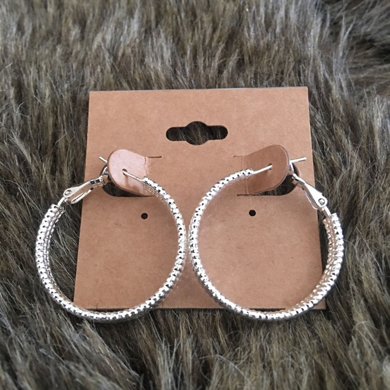 Jewelry International Bullion solid silver hoop earrings Size ONE SIZE - 2 Thumbnail