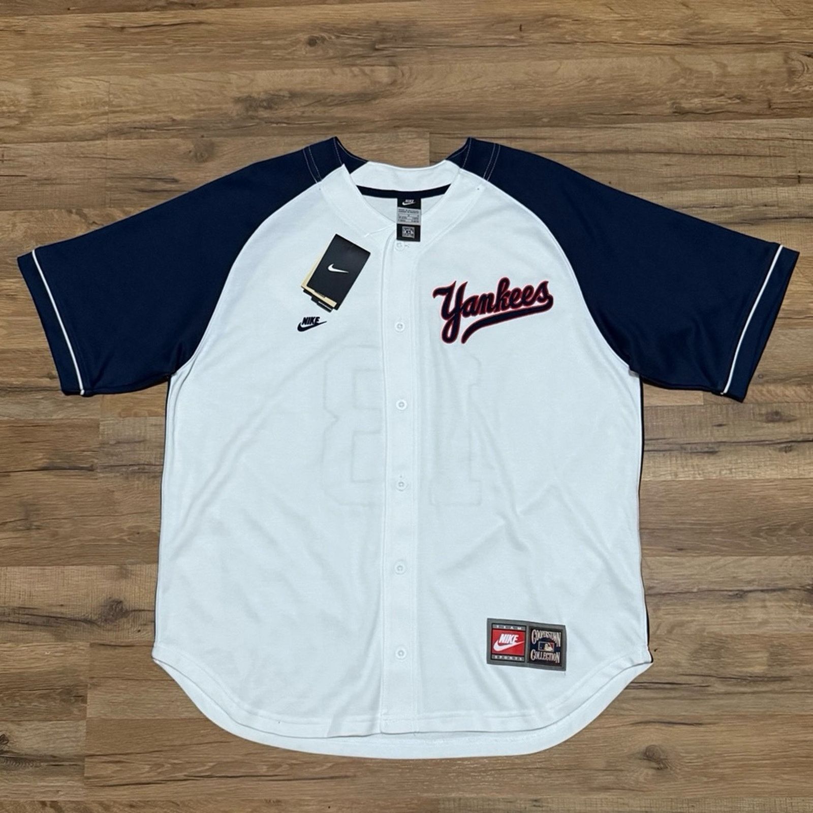 Nike 2009 Nike Cooperstown Collection Alex Rodriguez jersey Size US L / EU 52-54 / 3 - 1 Thumbnail