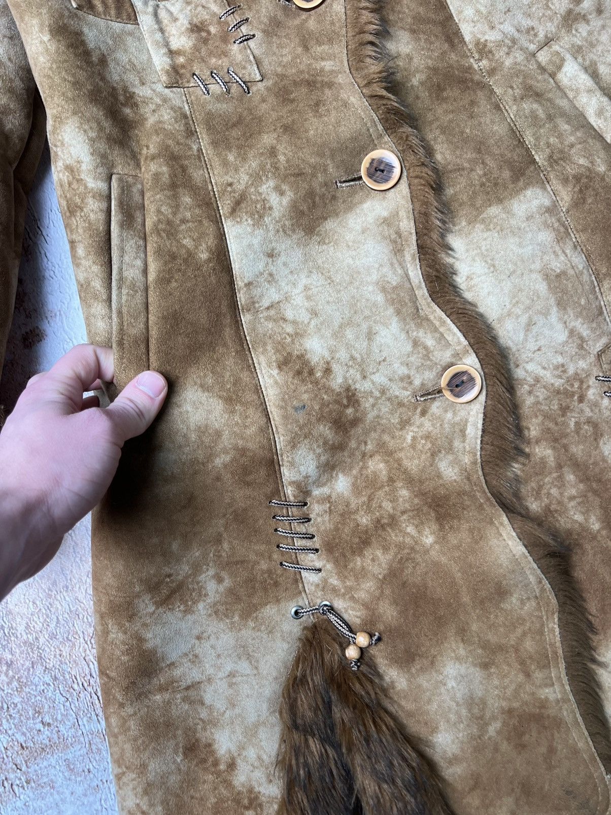 Vintage Vintage Adorable afgan penny lane fur coat Size S / US 4 / IT 40 - 4 Thumbnail