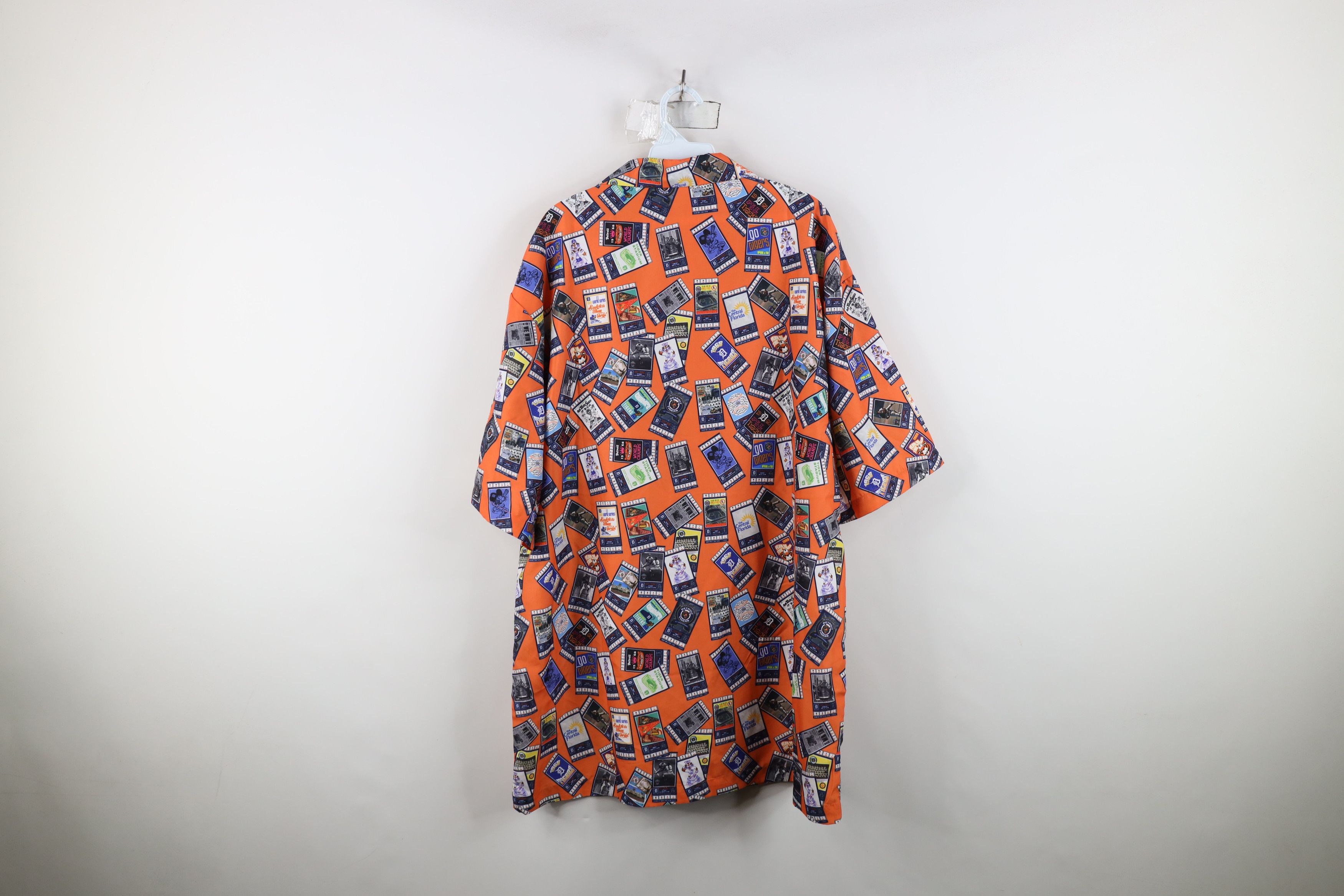 Vintage Vintage Detroit Tigers Baseball All Over Print Button Shirt Size US XXL / EU 58 / 5 - 9 Thumbnail