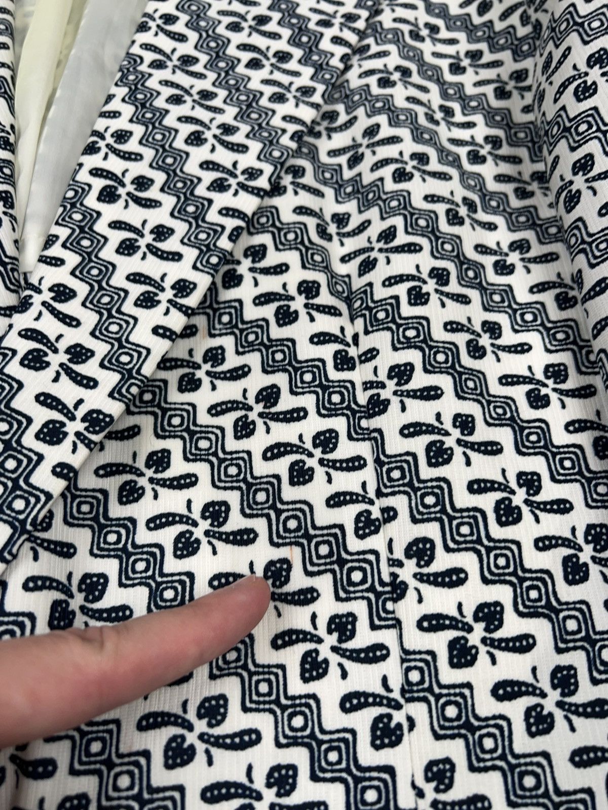 Vintage Sandwich Isles Captain Cook Printed Vintage Blazer Jacket 60 Size 44R - 11 Thumbnail