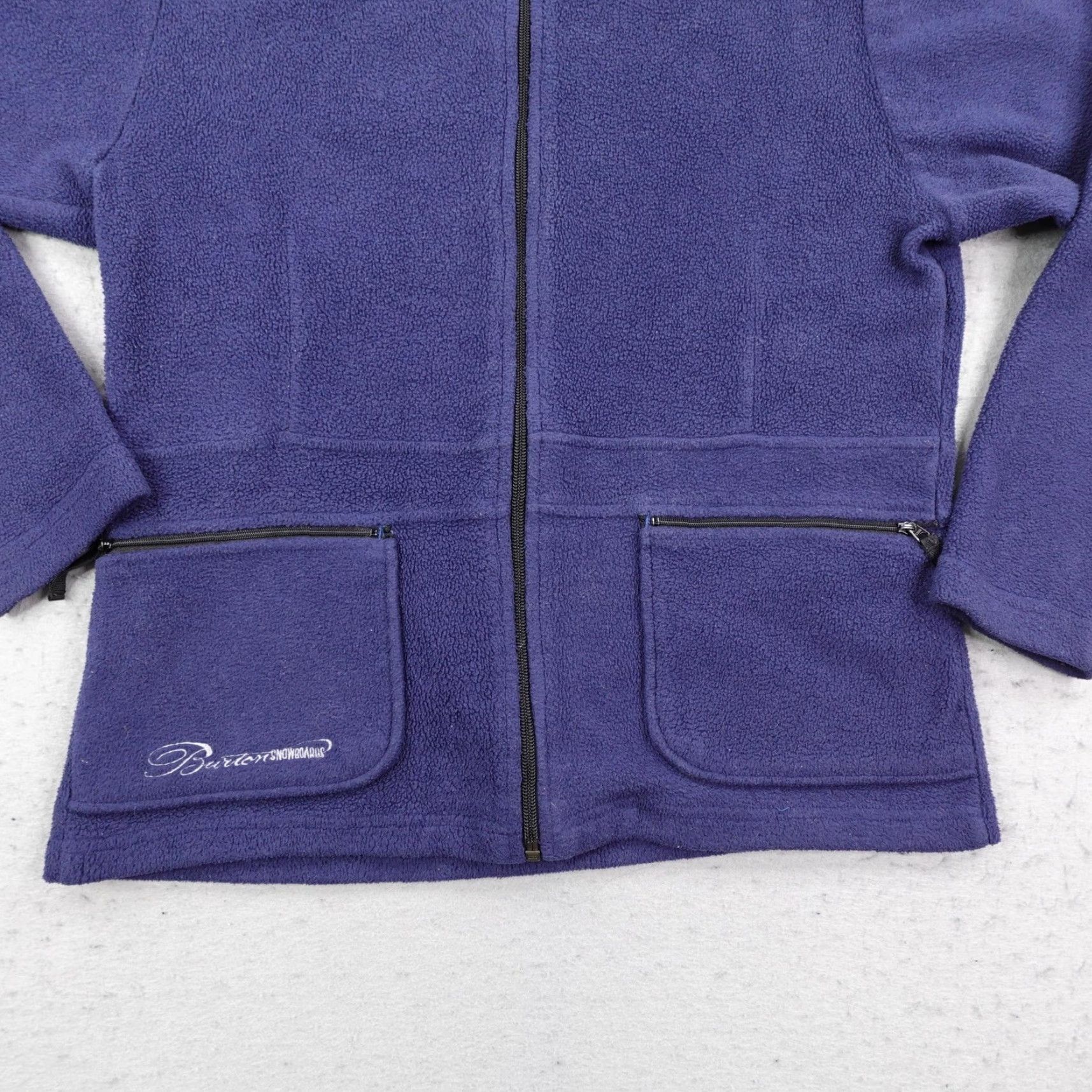 Burton Vintage Burton Jacket Womens Medium Blue Fleece Snowboard Thermalayer Zip Up 90s Size M / US 6-8 / IT 42-44 - 3 Thumbnail