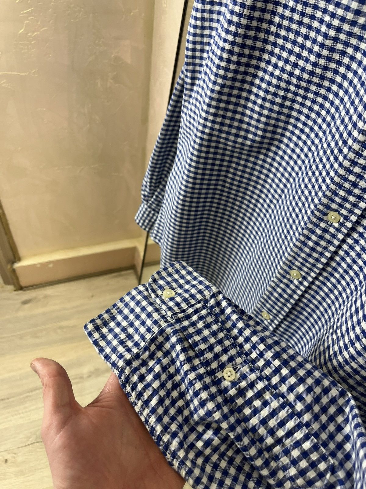 Polo Ralph Lauren Polo Ralph Lauren Gingham Crisp Cotton Button-Down Shirt Size US L / EU 52-54 / 3 - 7 Thumbnail
