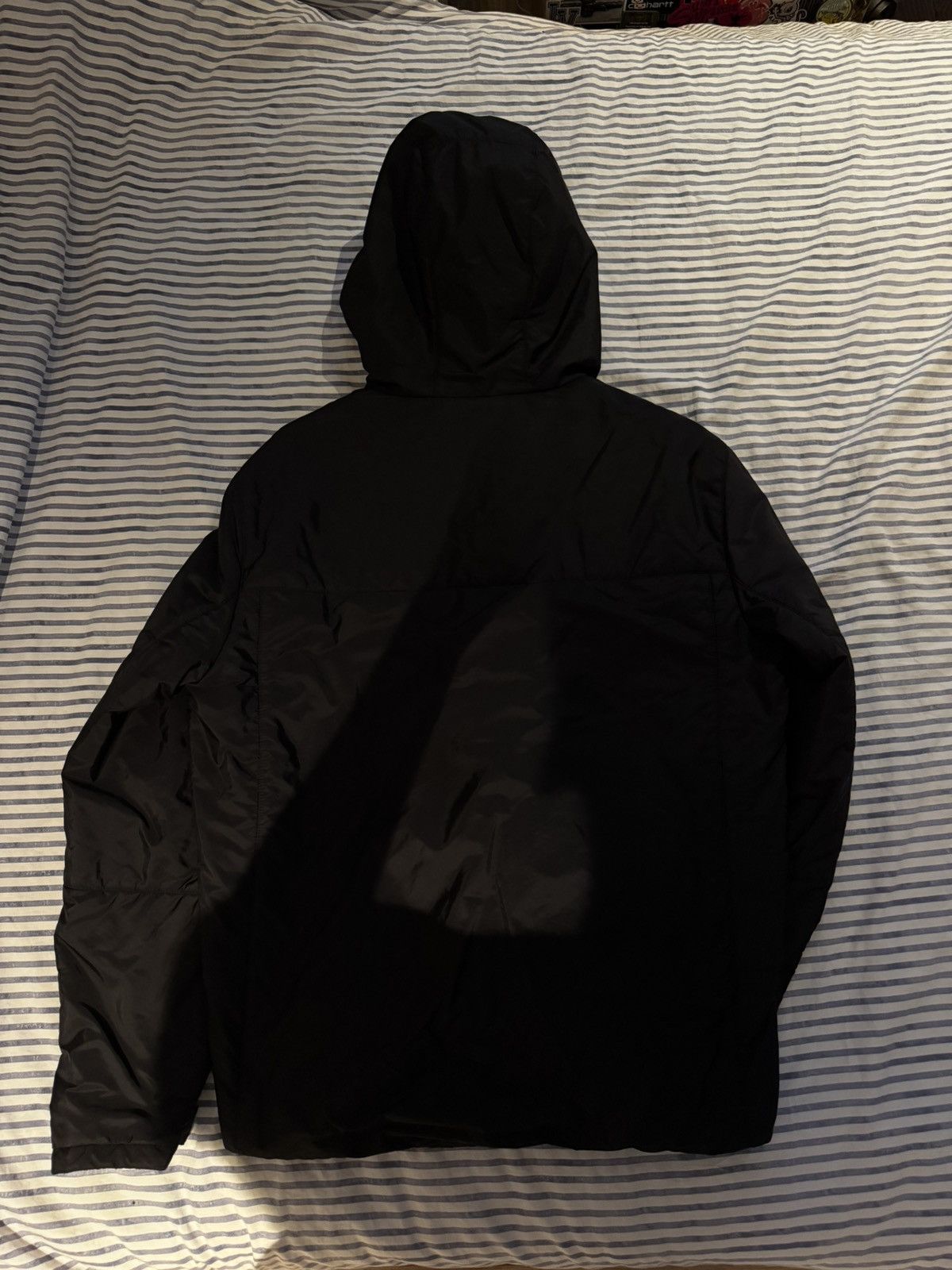 Prada Prada Milano Laminated Nylon Padded Jacket Blk Size 56 L/XL Size US XL / EU 56 / 4 - 13 Thumbnail