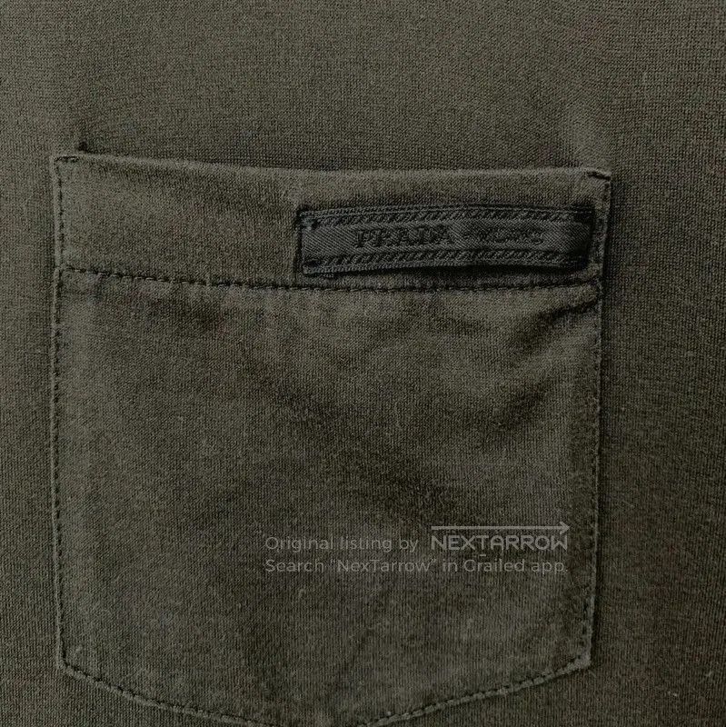 Prada Prada Black and Gray Men's T-Shirt. Size US L / EU 52-54 / 3 - 3 Thumbnail
