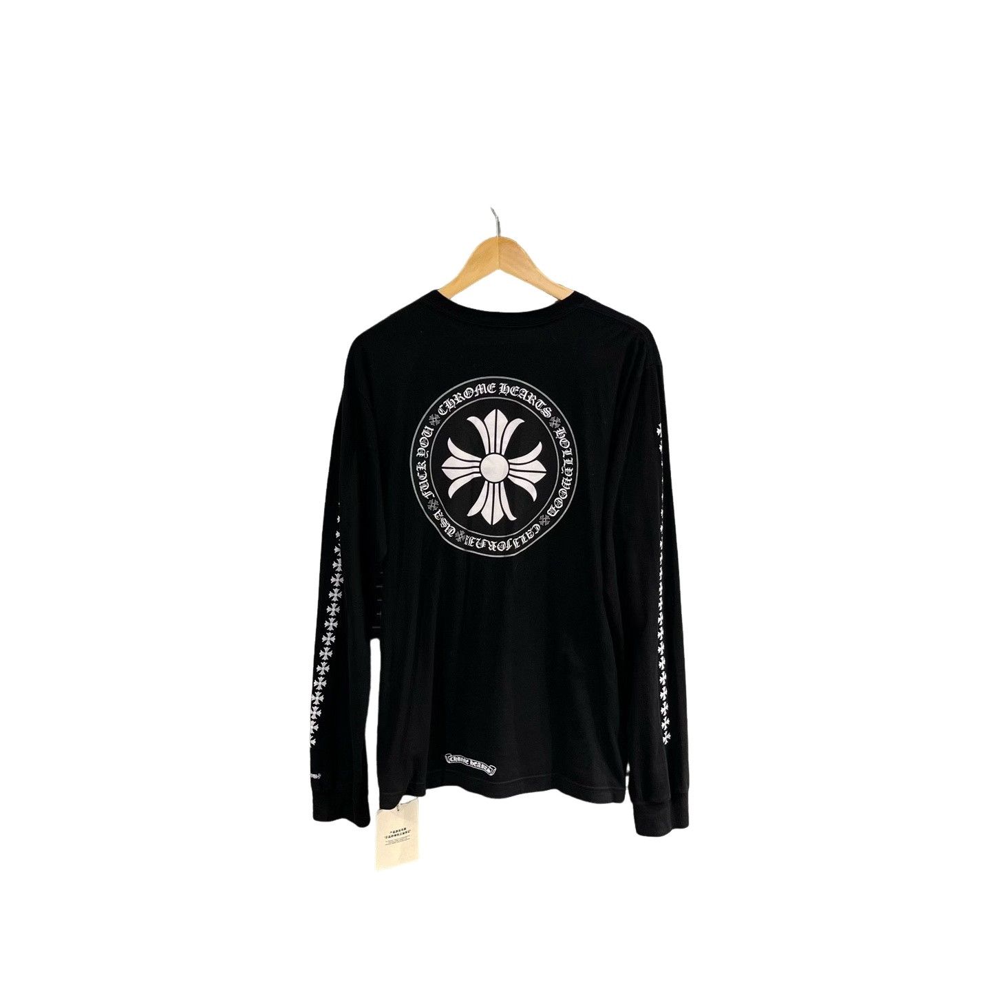 Chrome Hearts Chrome Hearts Cross Motif Long Sleeve T-Shirt L Size US L / EU 52-54 / 3 - 1 Thumbnail
