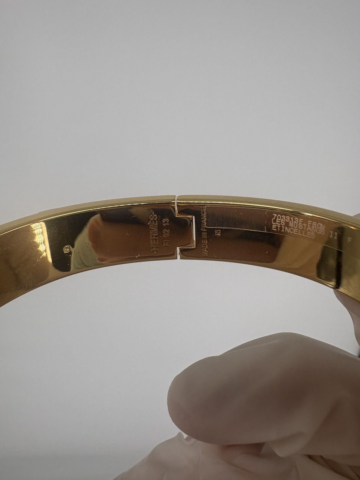 Hermes Hermes Click H Gold Bracelet Size ONE SIZE - 6 Thumbnail