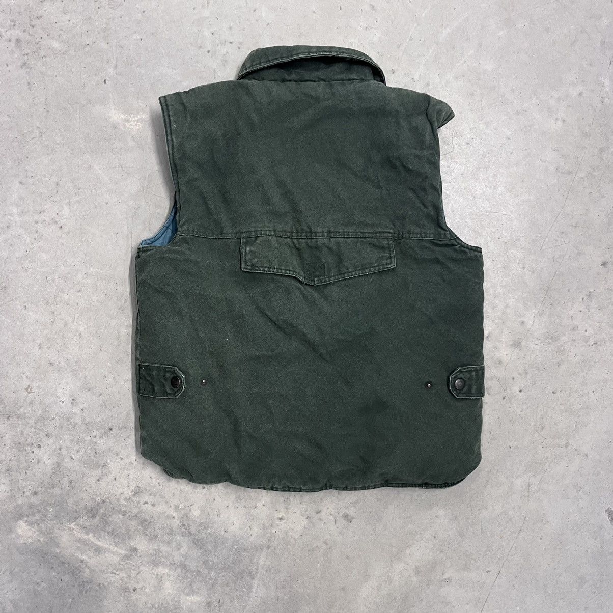 Vintage CRAZY Vintage Rugged Run Green Forest Fishing Vest Medium Size US M / EU 48-50 / 2 - 3 Thumbnail
