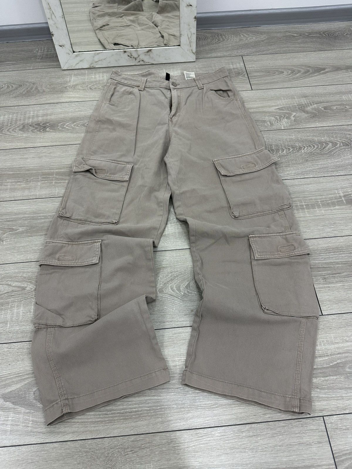 Japanese Brand Baggy Wide Multipocket Cargo Y2K Pants Japanese Style Size US 32 / EU 48 - 3 Thumbnail