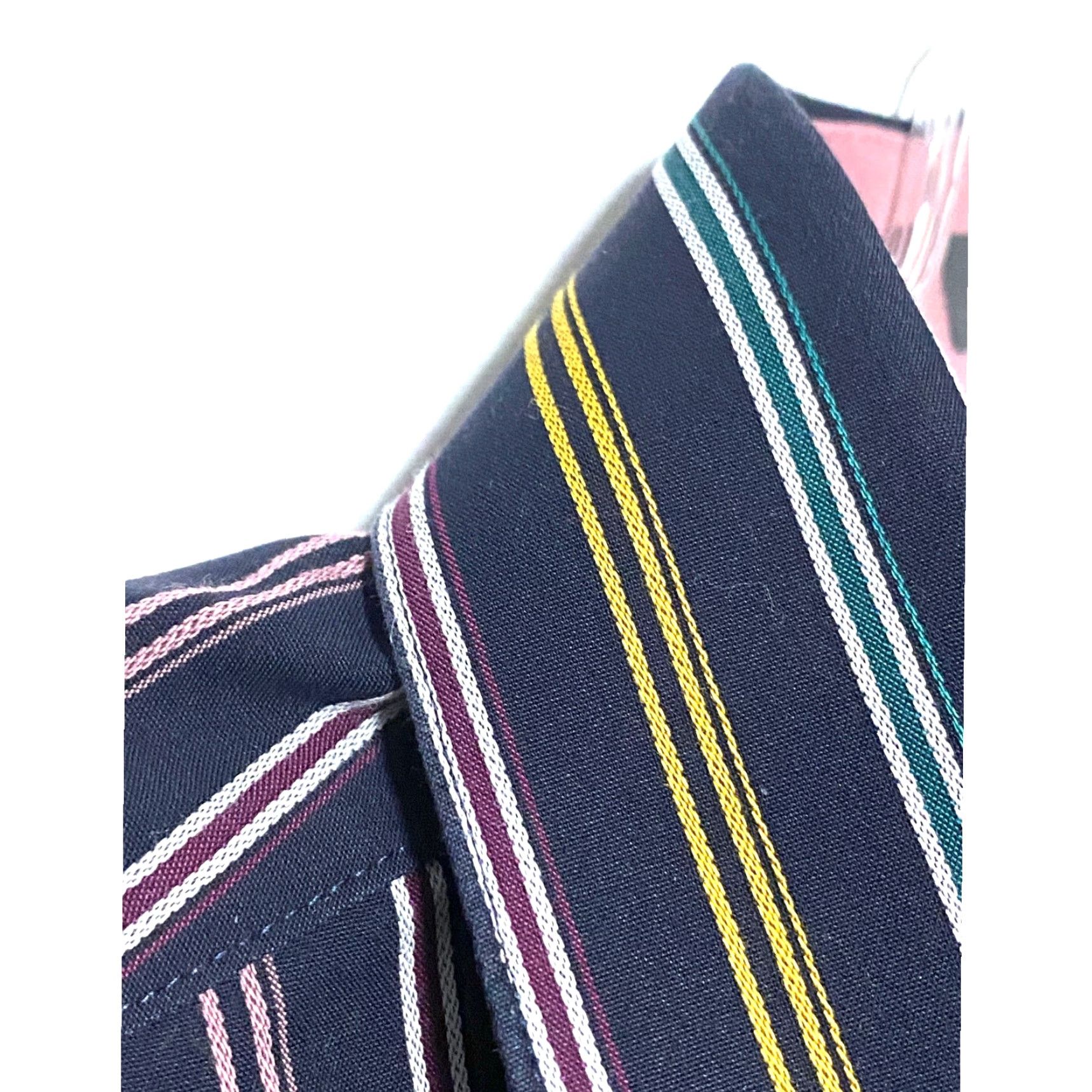 Vintage Paul Fredrick Classic Fit Striped Button Shirt Men 16.5 34 Business Professional Size US XL / EU 56 / 4 - 4 Thumbnail
