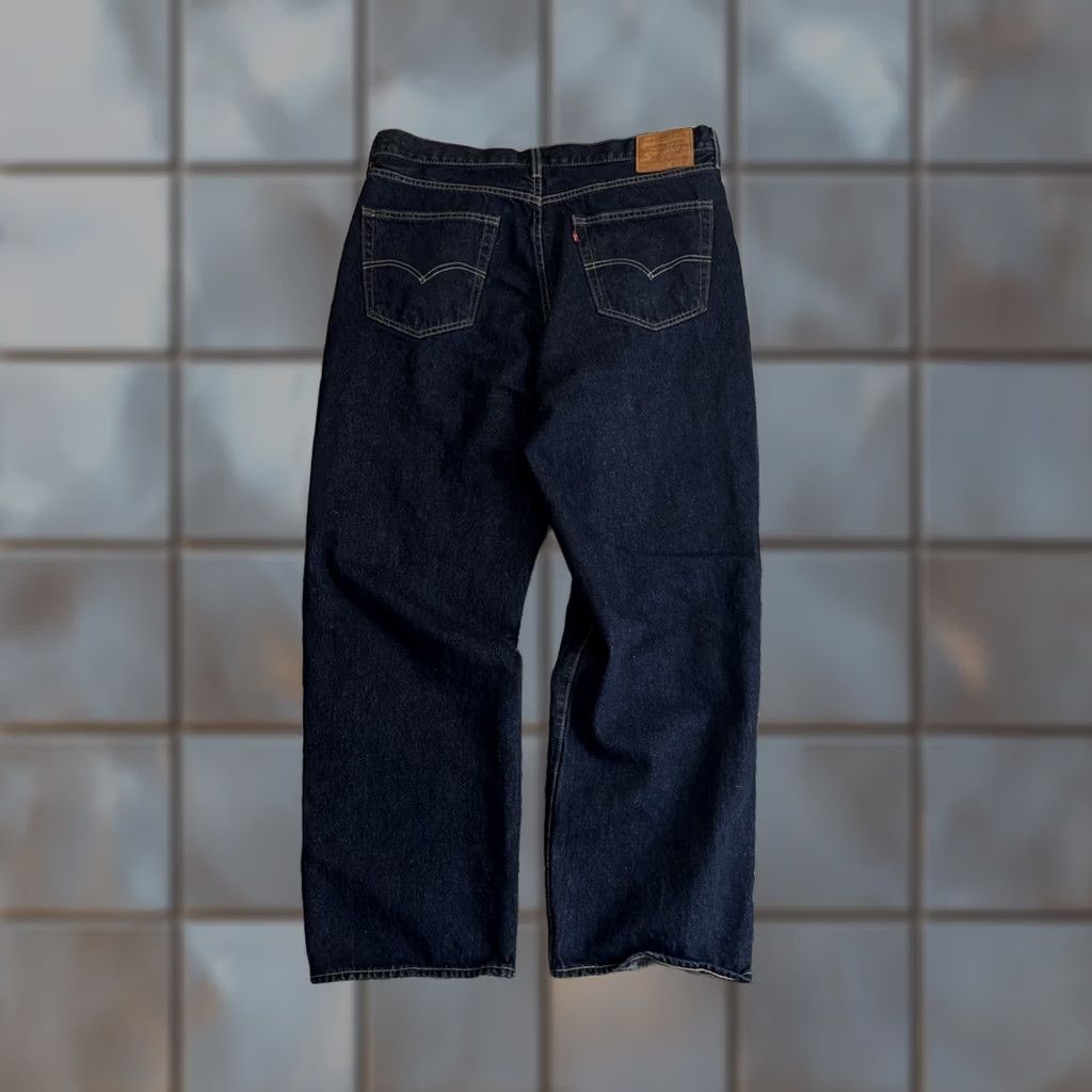 Levi's Levi’s Premium Quality Jeans Men’s Size 36x32 Straight Fit Dark Blue Denim Big E Size US 36 / EU 52 - 1 Thumbnail