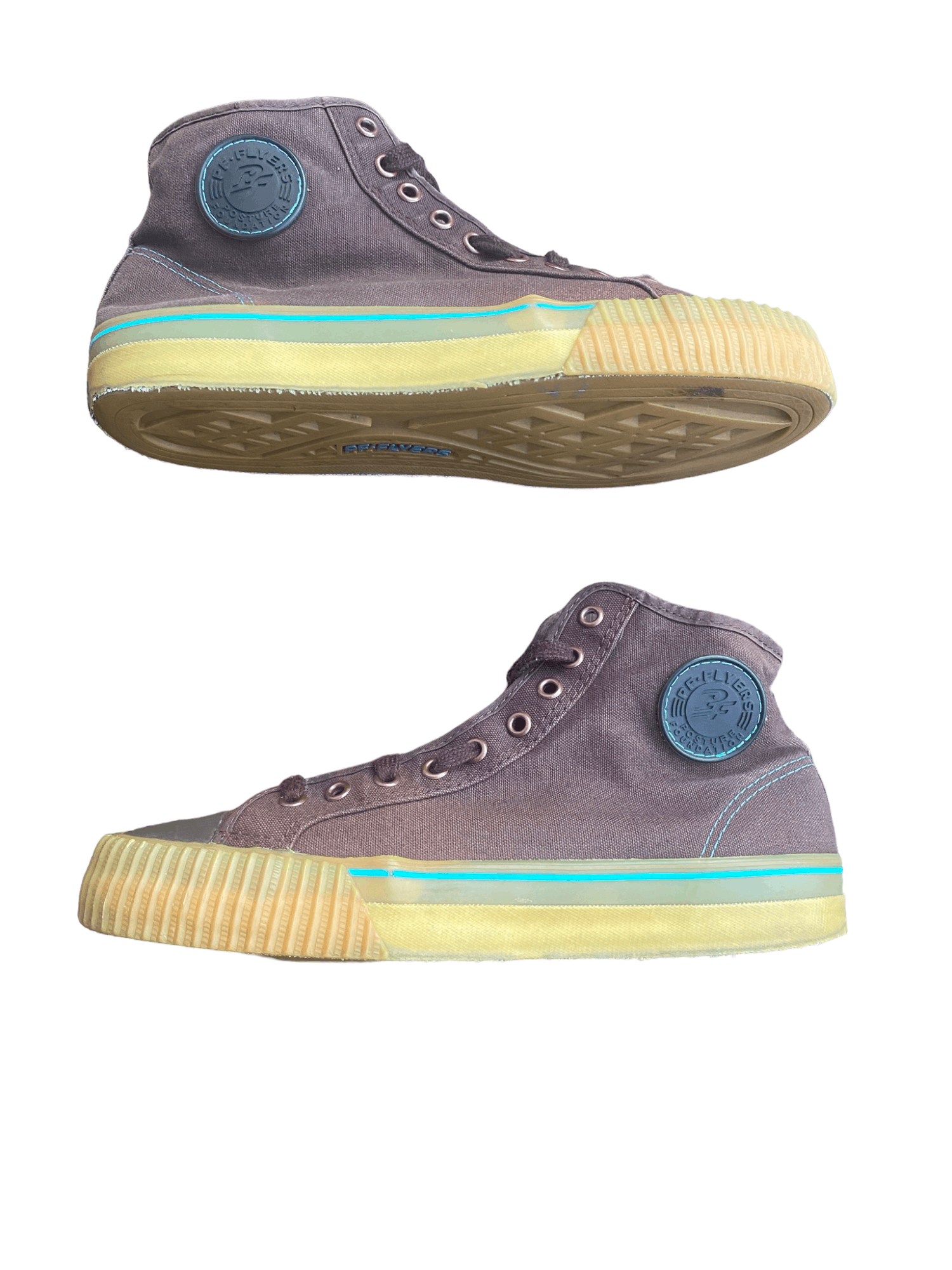 P.F. Flyers × Vintage PF Flyers Vintage Hi Top Tennis Sneakers - 10 Size US 10 / EU 43 - 3 Thumbnail