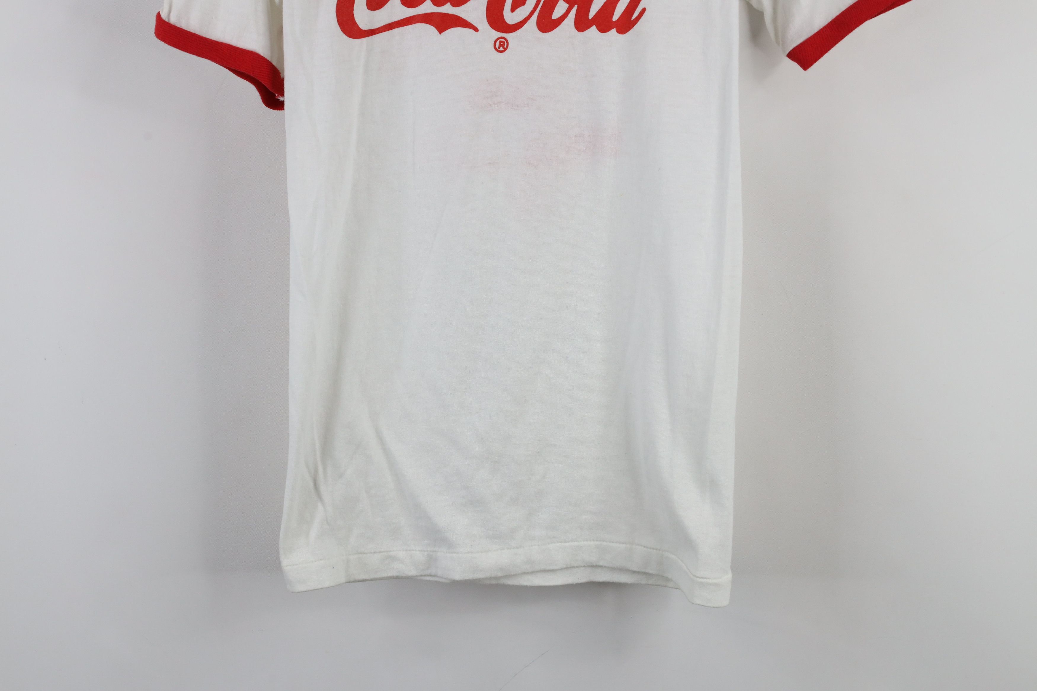 Vintage Vintage 80s Run Walk Short Sleeve Ringer T-Shirt USA Size S / US 4 / IT 40 - 11 Thumbnail