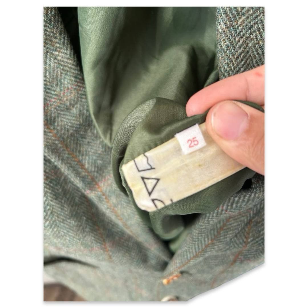 Vintage Tweed blazer Trachten Herringbone #1148 Size US XL / EU 56 / 4 - 2 Thumbnail
