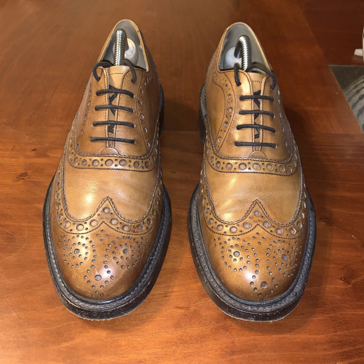 Barker $550 | BARKER WESTFIELD CEDAR BURNISHED CALF BROGUE UK7/US8 Size US 8 / EU 41 - 6 Thumbnail