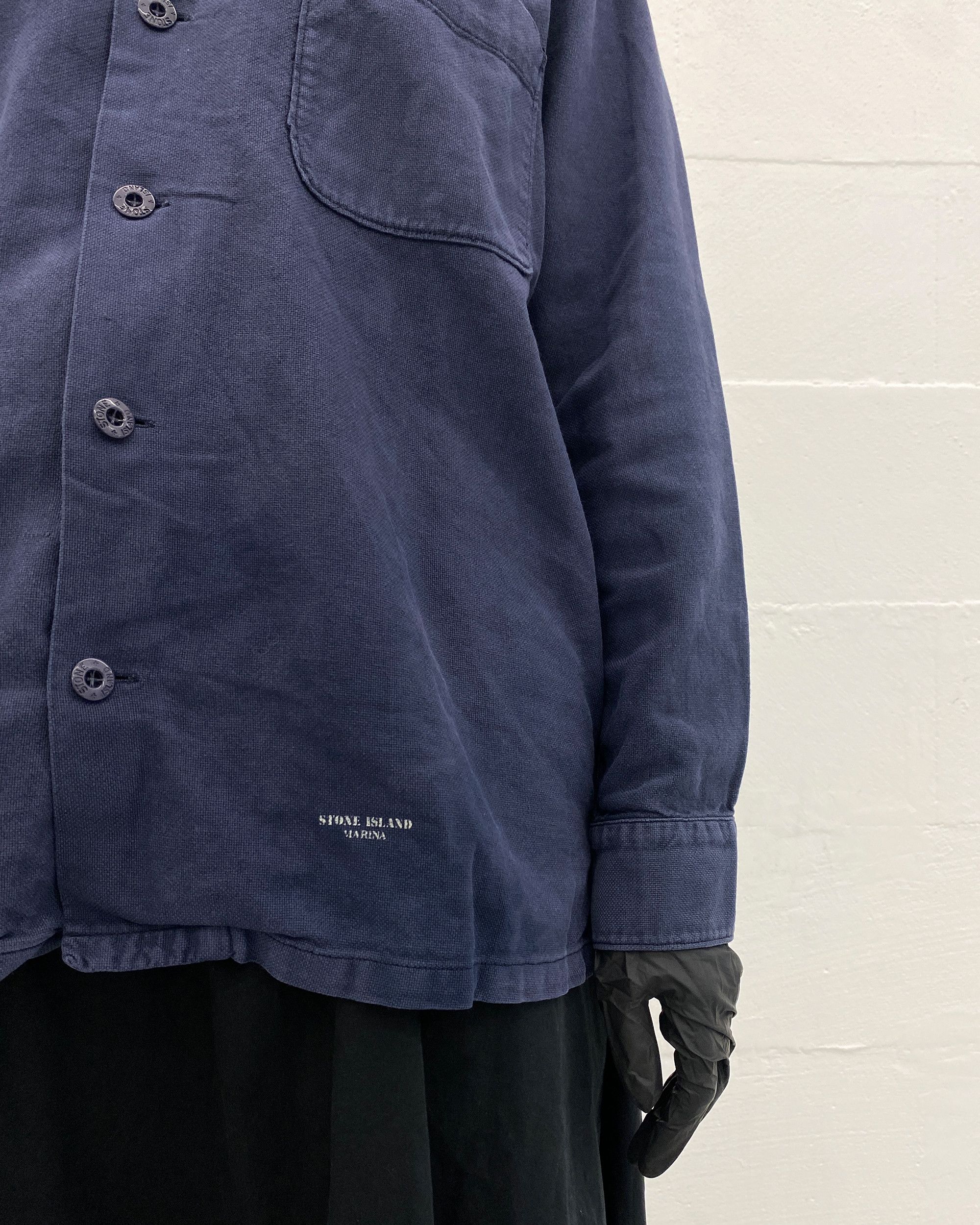 Stone Island SS1995 Oversized Chest Pocket Shirt Size US M / EU 48-50 / 2 - 5 Thumbnail