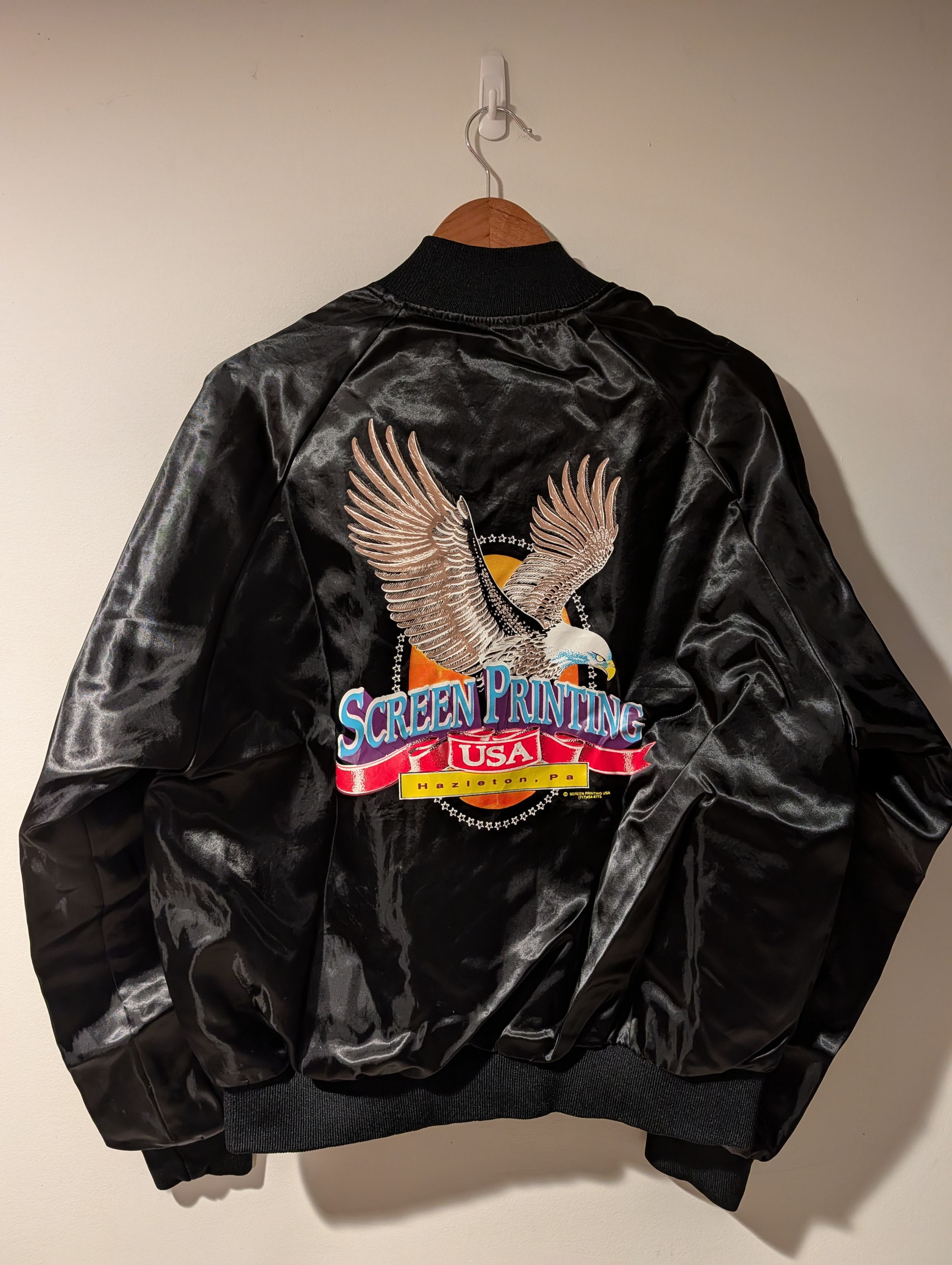 Vintage Vintage Auburn Sportswear Satin Bomber Jacket Printing Size US L / EU 52-54 / 3 - 1 Thumbnail