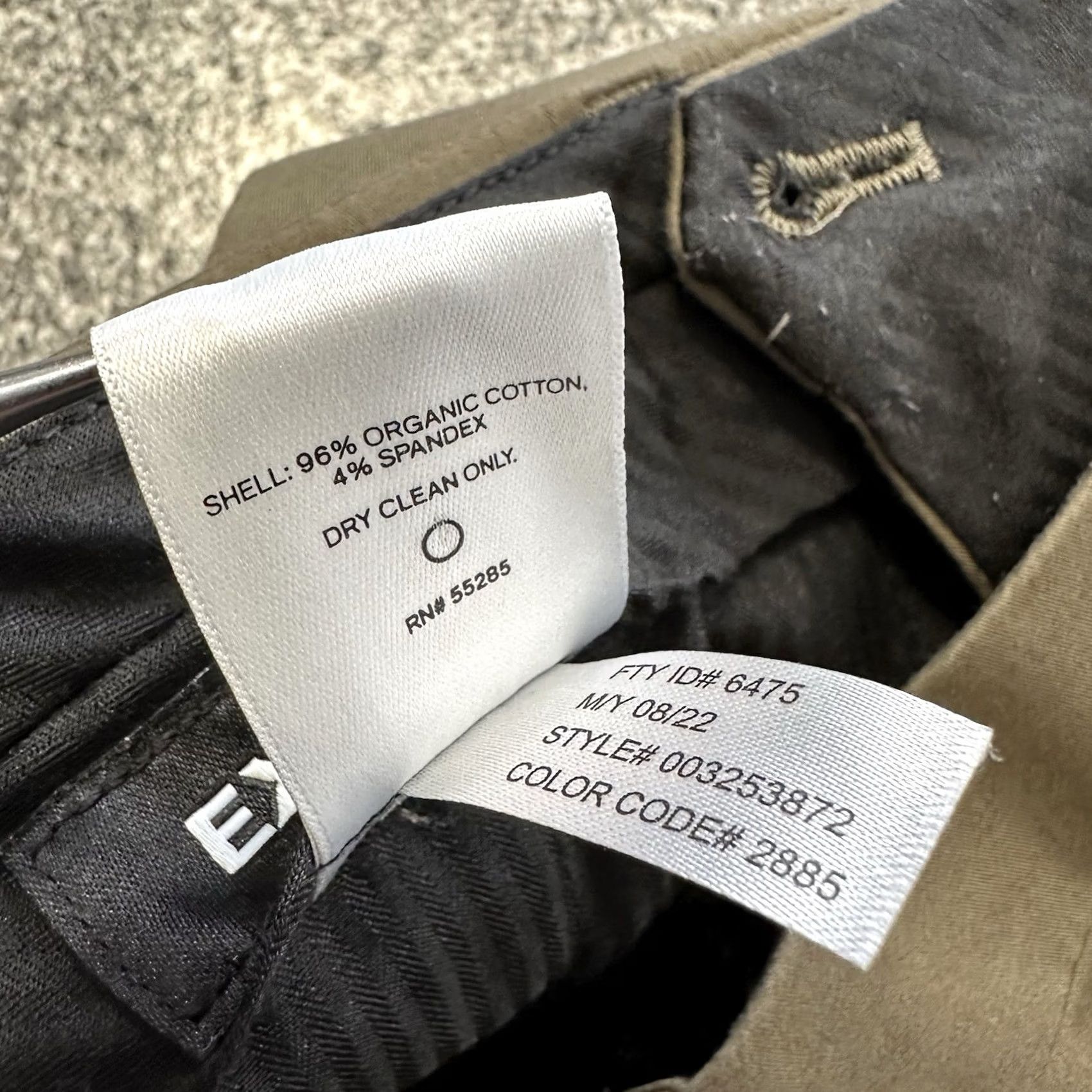 Express Express Dress Pants Mens 30x27 Brown Slim Tapered Khaki Organic Cotton Dress Pants Mens Brown Slim 30 27 Express Size US 30 / EU 46 - 6 Thumbnail